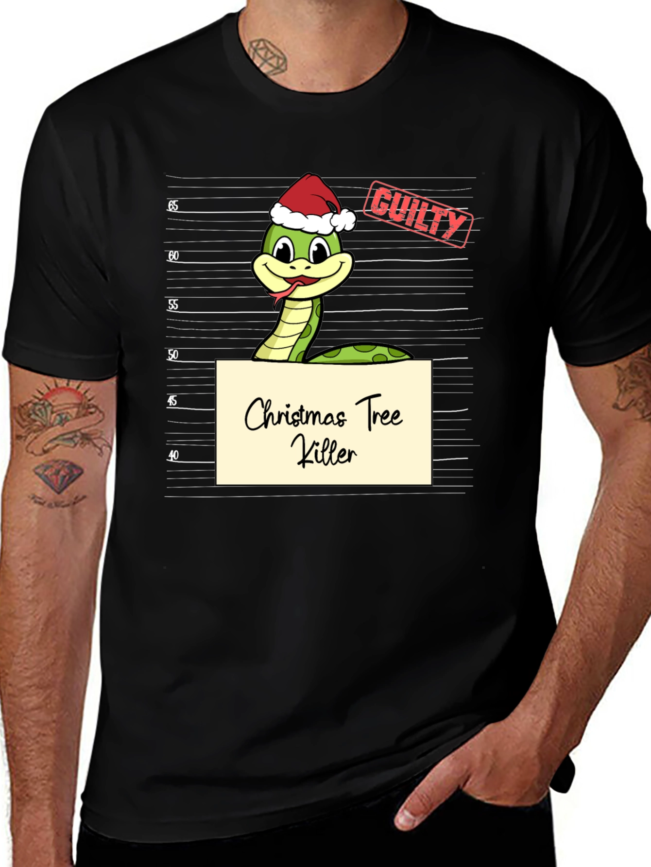Christmas Tree Killer Snake T-Shirt
