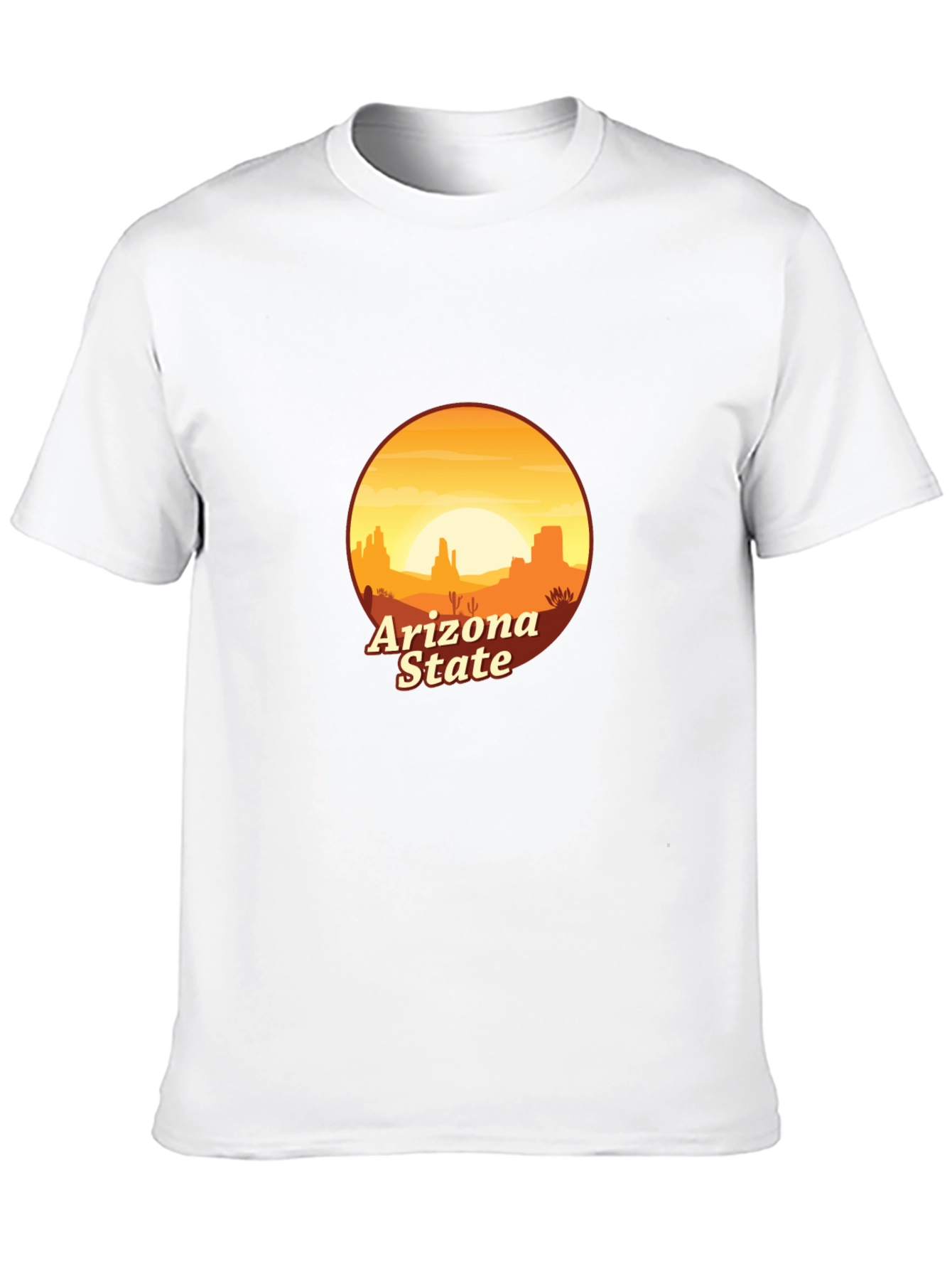 Arizona State Desert Graphic Tee - Unisex Cotton T-Shirt