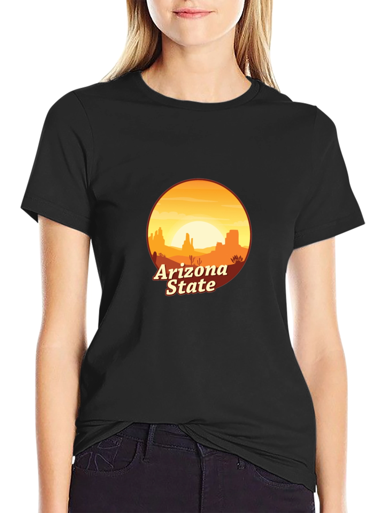 Arizona State Desert Graphic Tee - Unisex Cotton T-Shirt