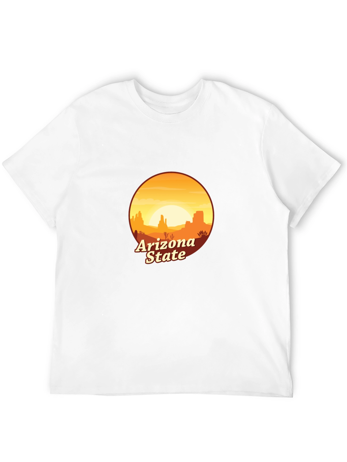 Arizona State Desert Graphic Tee - Unisex Cotton T-Shirt