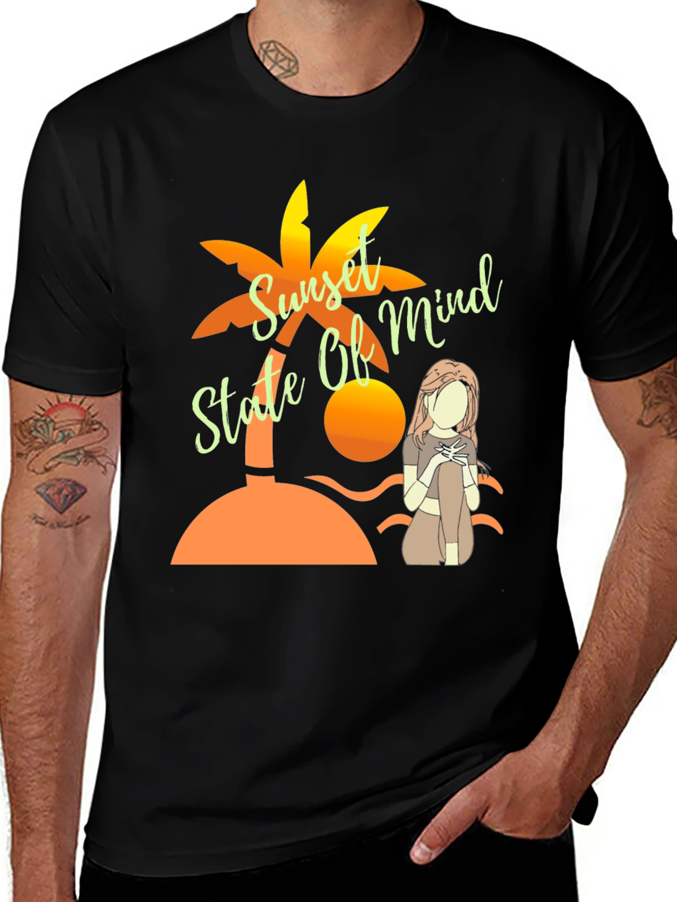 Sunset State of Mind Graphic T-Shirt