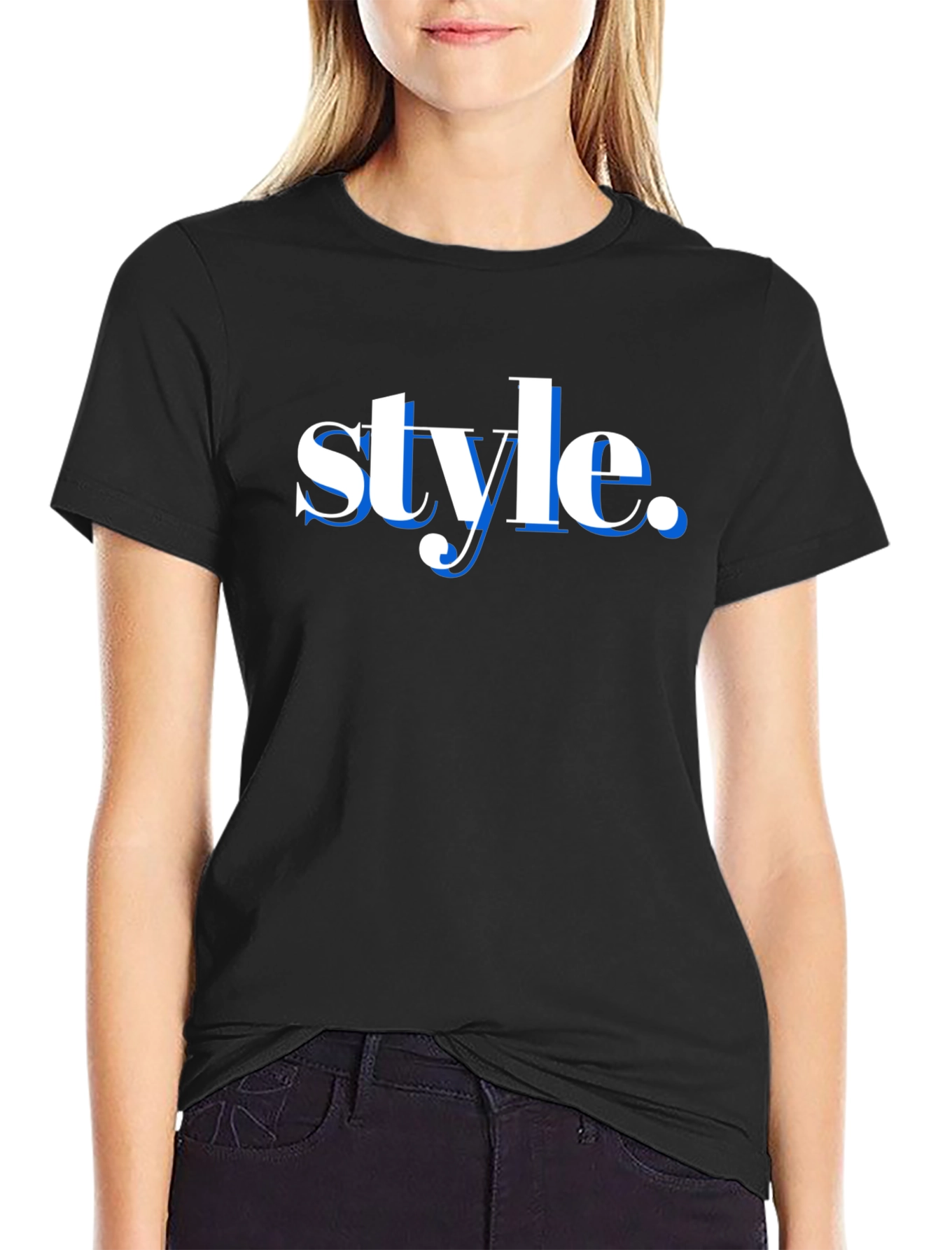 Stylish Black T-Shirt - Style Graphic Tee