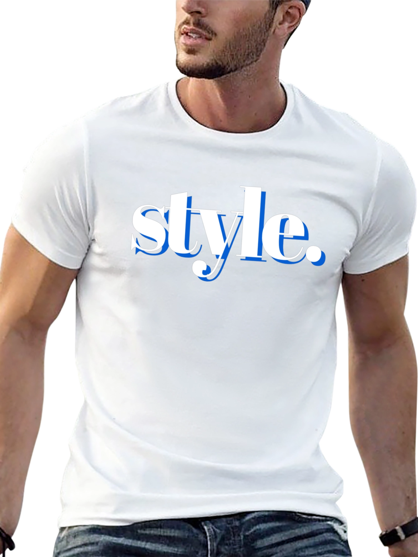 Stylish Black T-Shirt - Style Graphic Tee