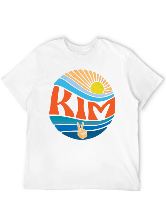 Retro KIM Graphic Tee - Vintage Style Unisex T-Shirt