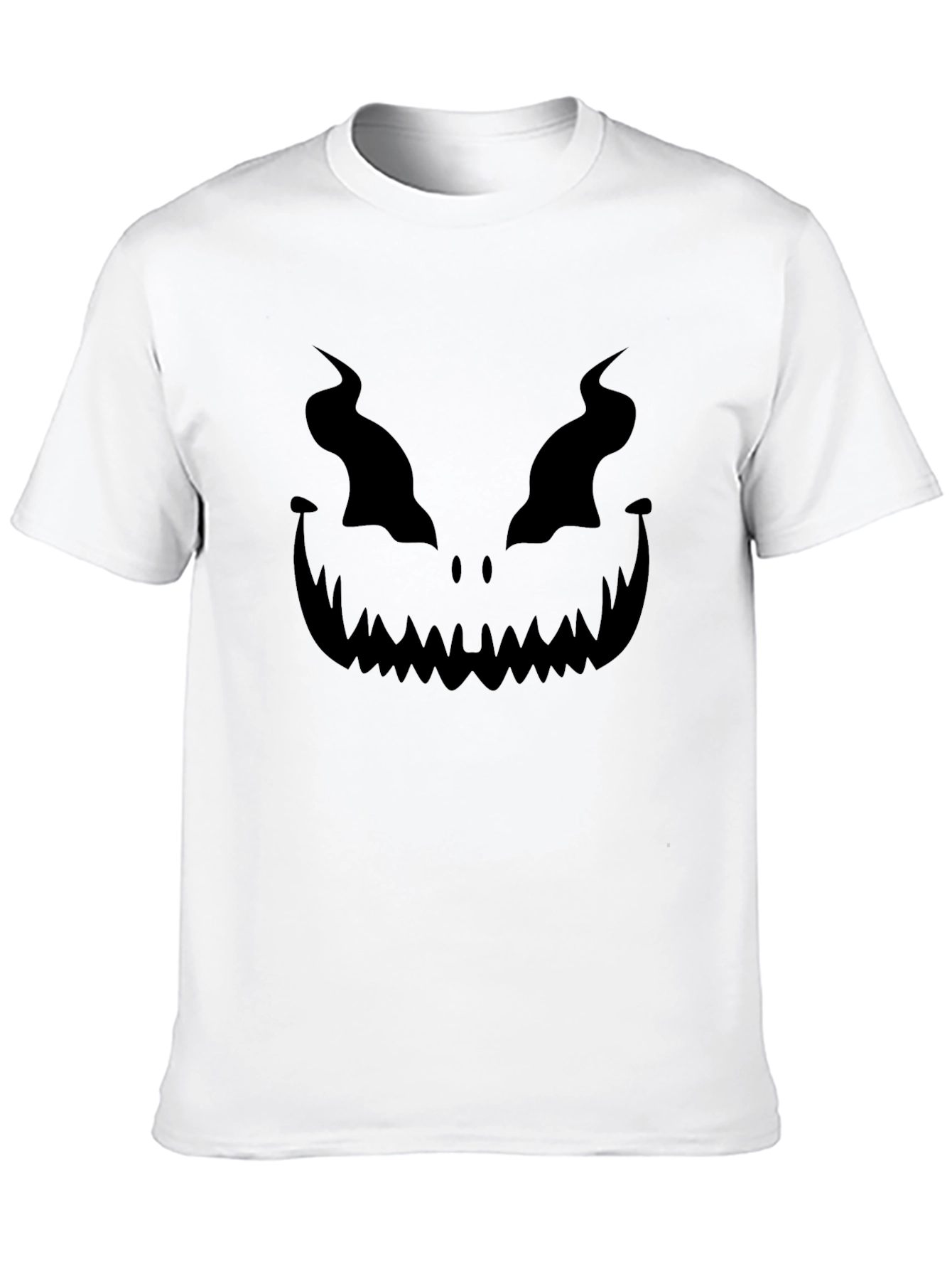 Halloween Black Scary Face T-Shirt