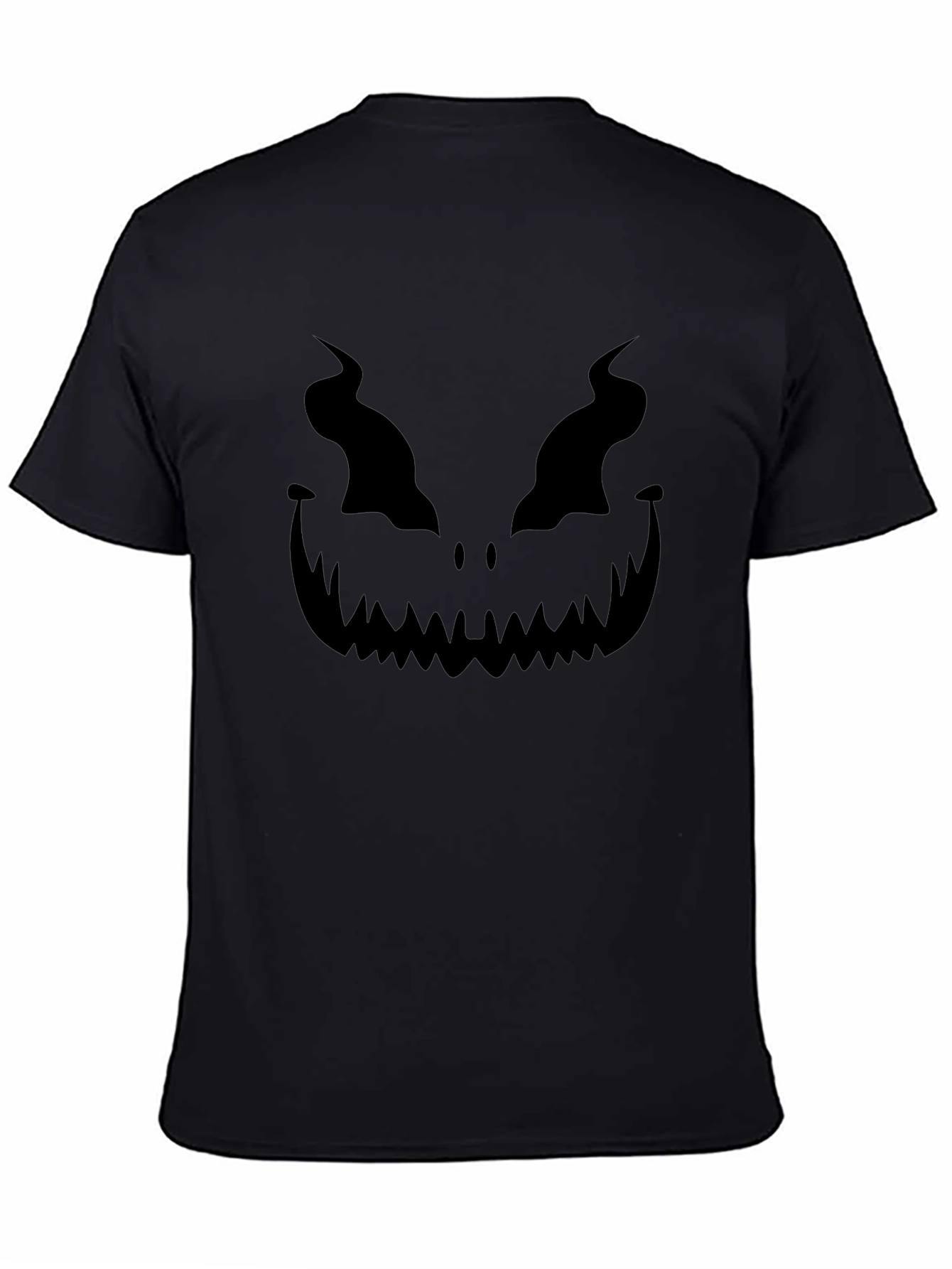 Halloween Black Scary Face T-Shirt