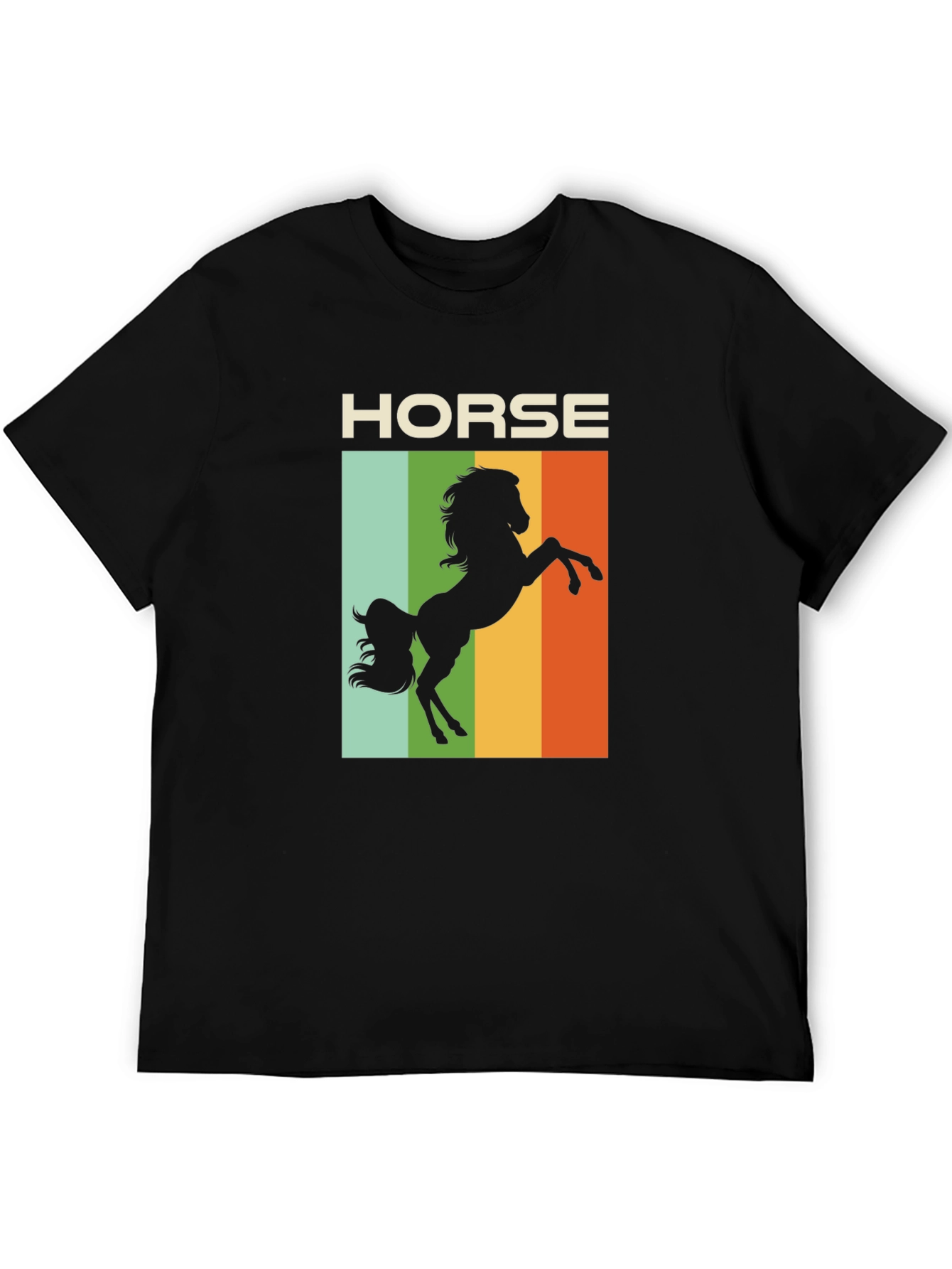 Retro Horse T-Shirt - Equestrian Style