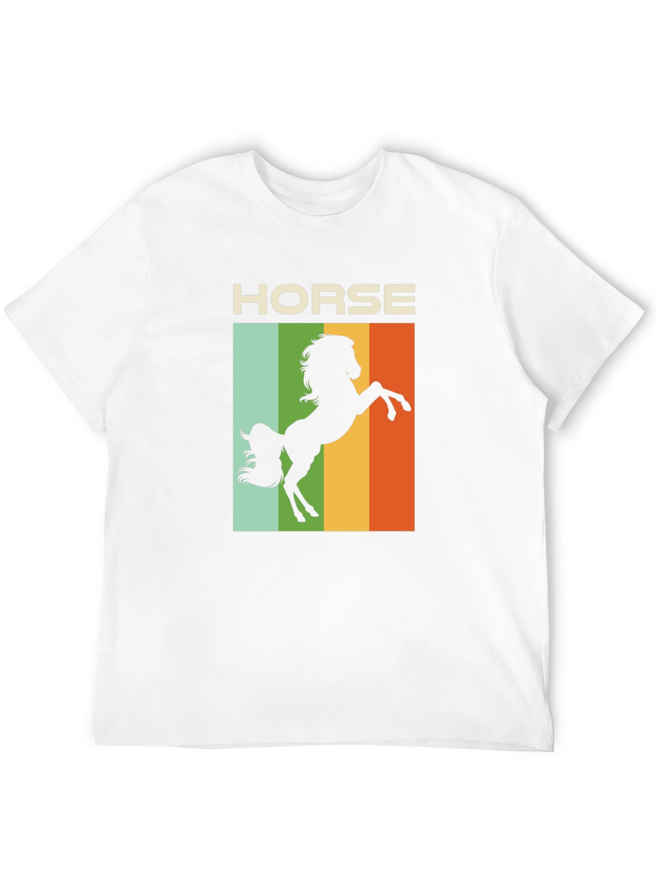 Retro Horse T-Shirt - Equestrian Style