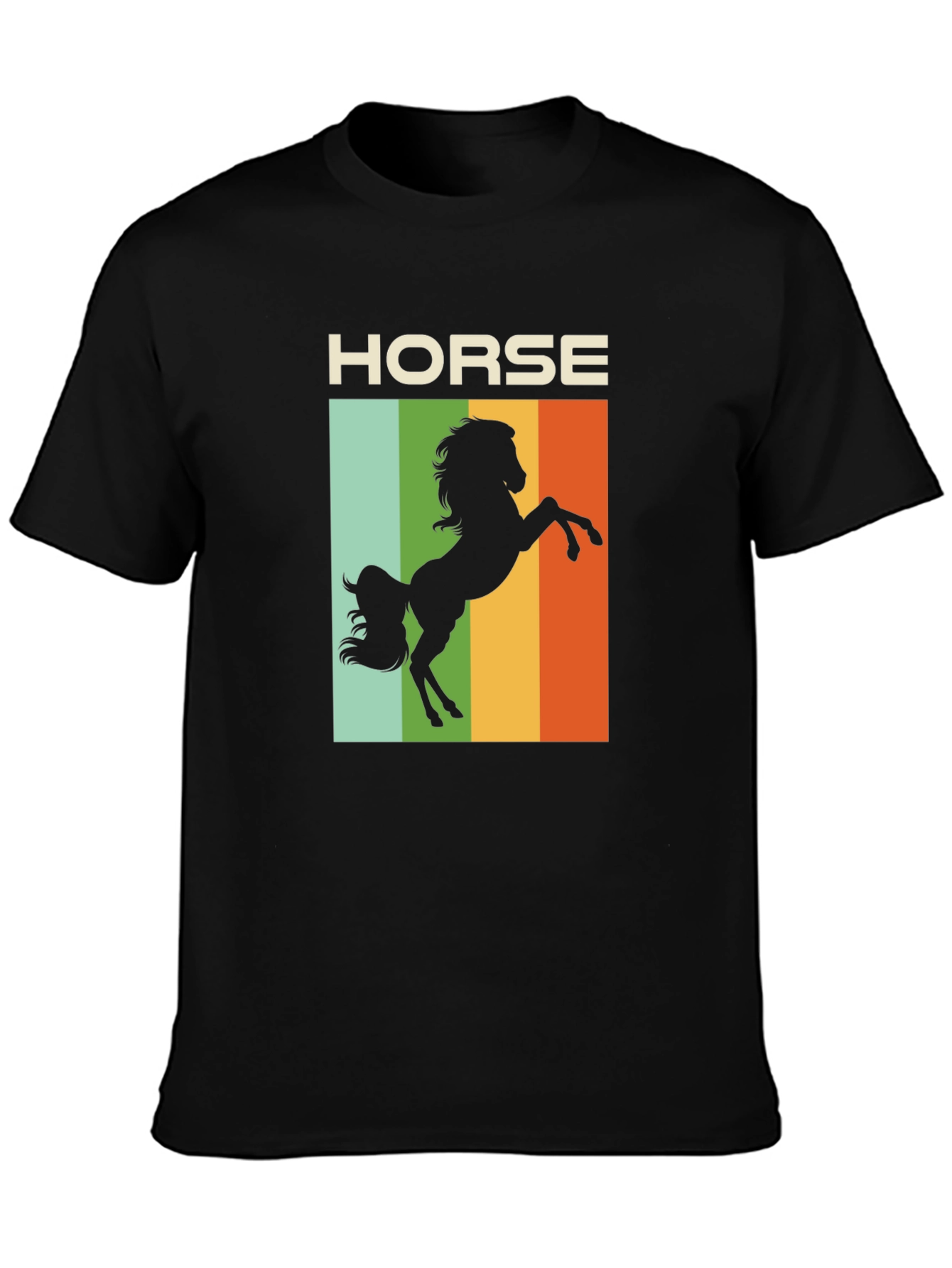 Retro Horse T-Shirt - Equestrian Style