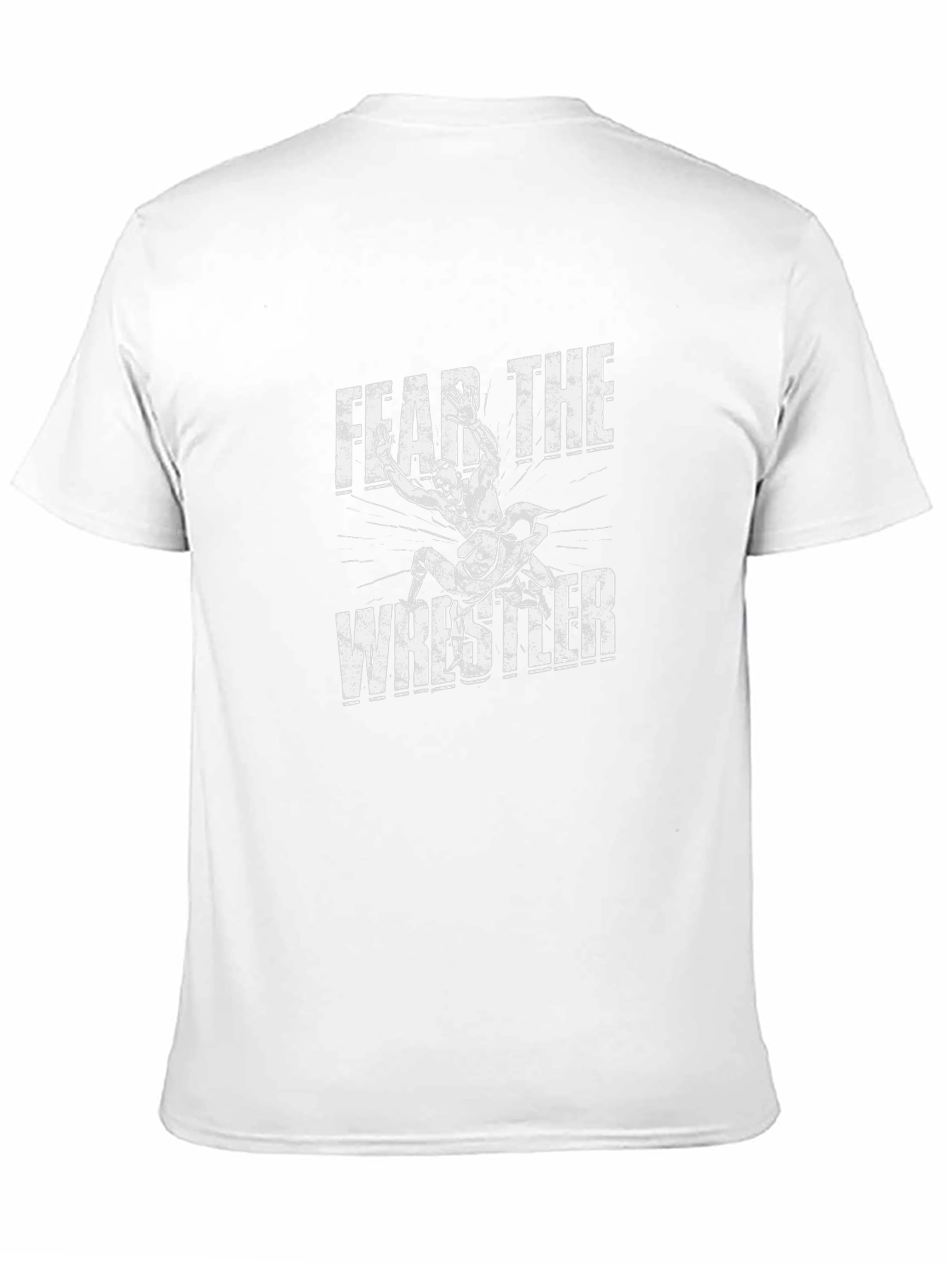 Fear The Wrestler Black Graphic Tee
