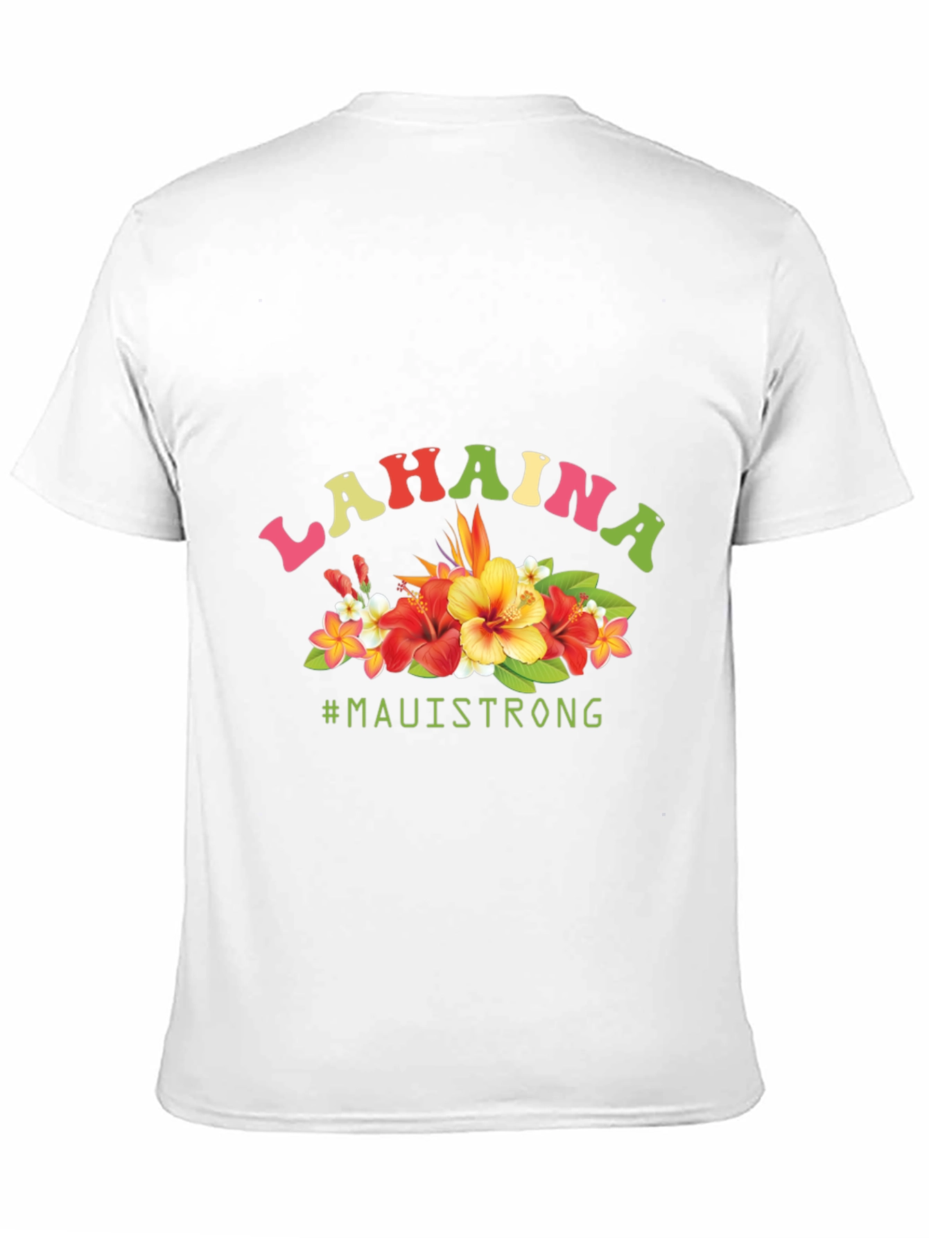 Lahaina Maui Strong Floral Graphic Tee