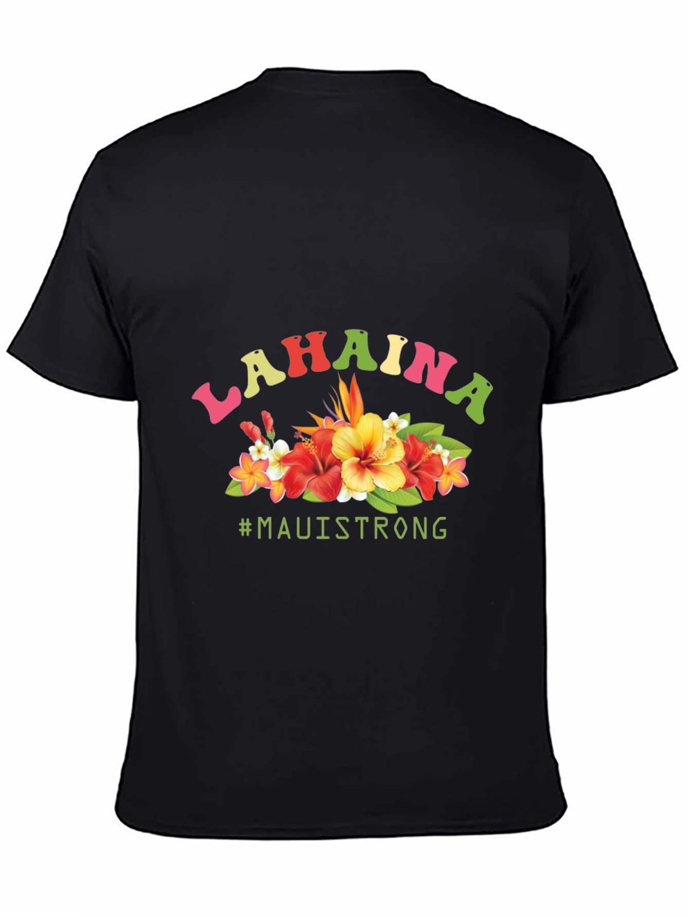 Lahaina Maui Strong Floral Graphic Tee