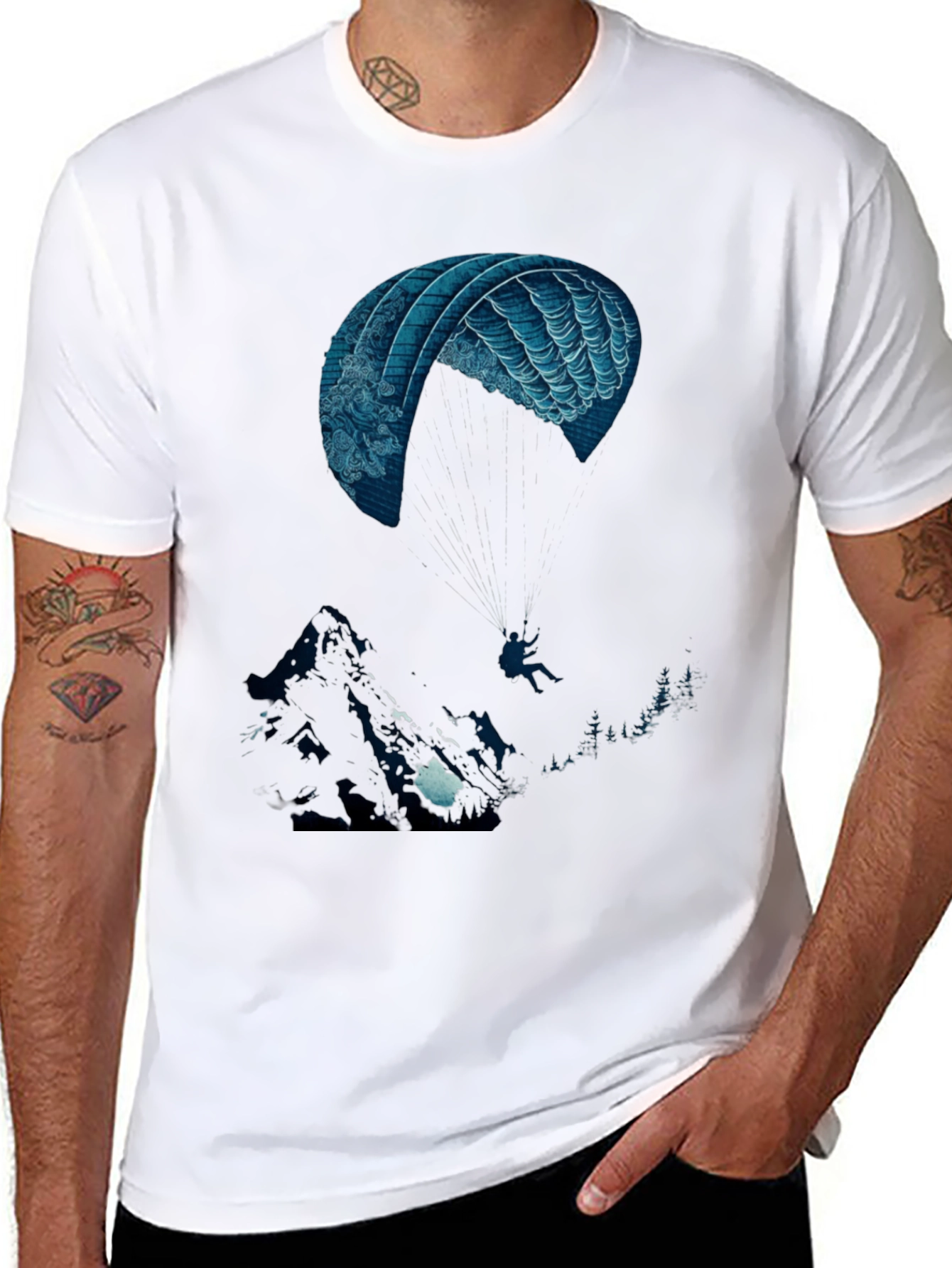 Paragliding Graphic Tee - Adventure Ready