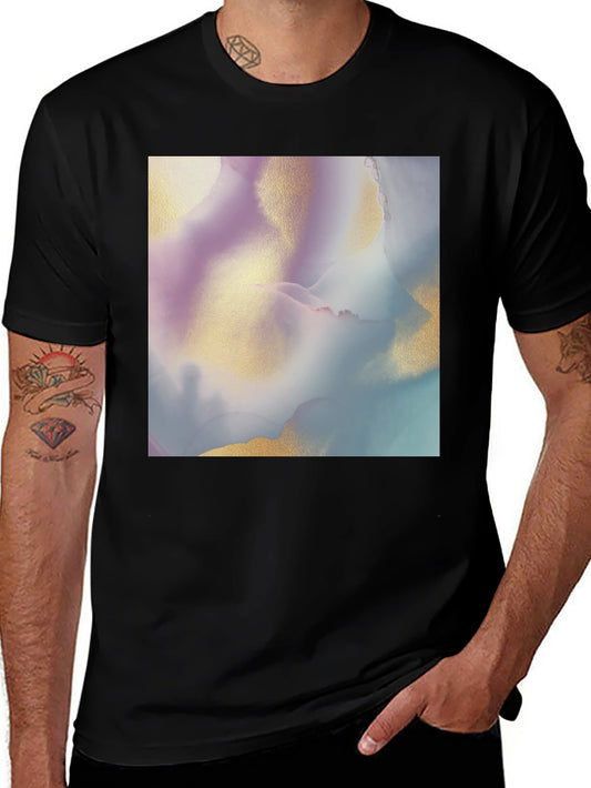 Abstract Art Graphic Tee - Modern Casual T-Shirt