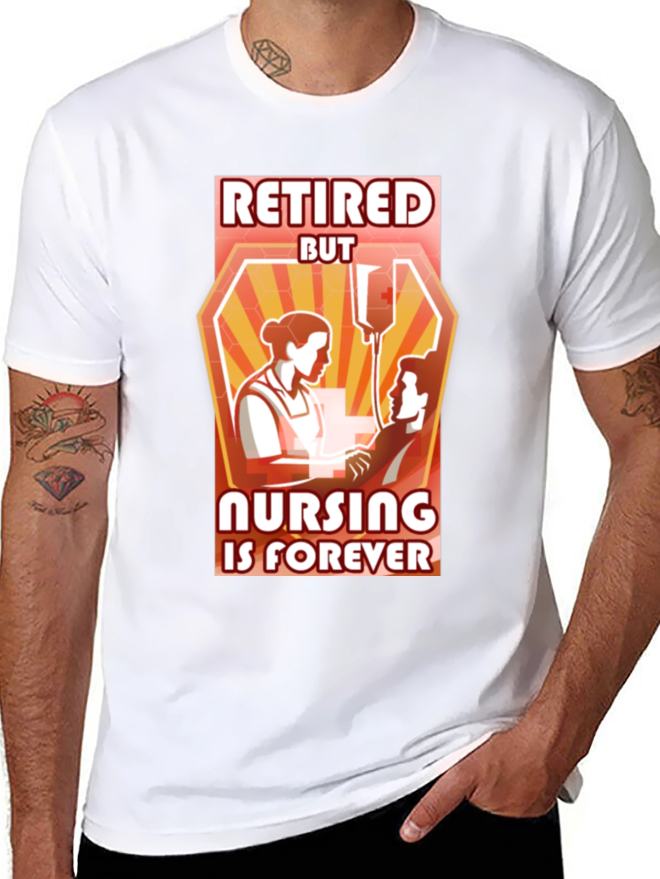 Retired But Nursing Is Forever T-Shirt