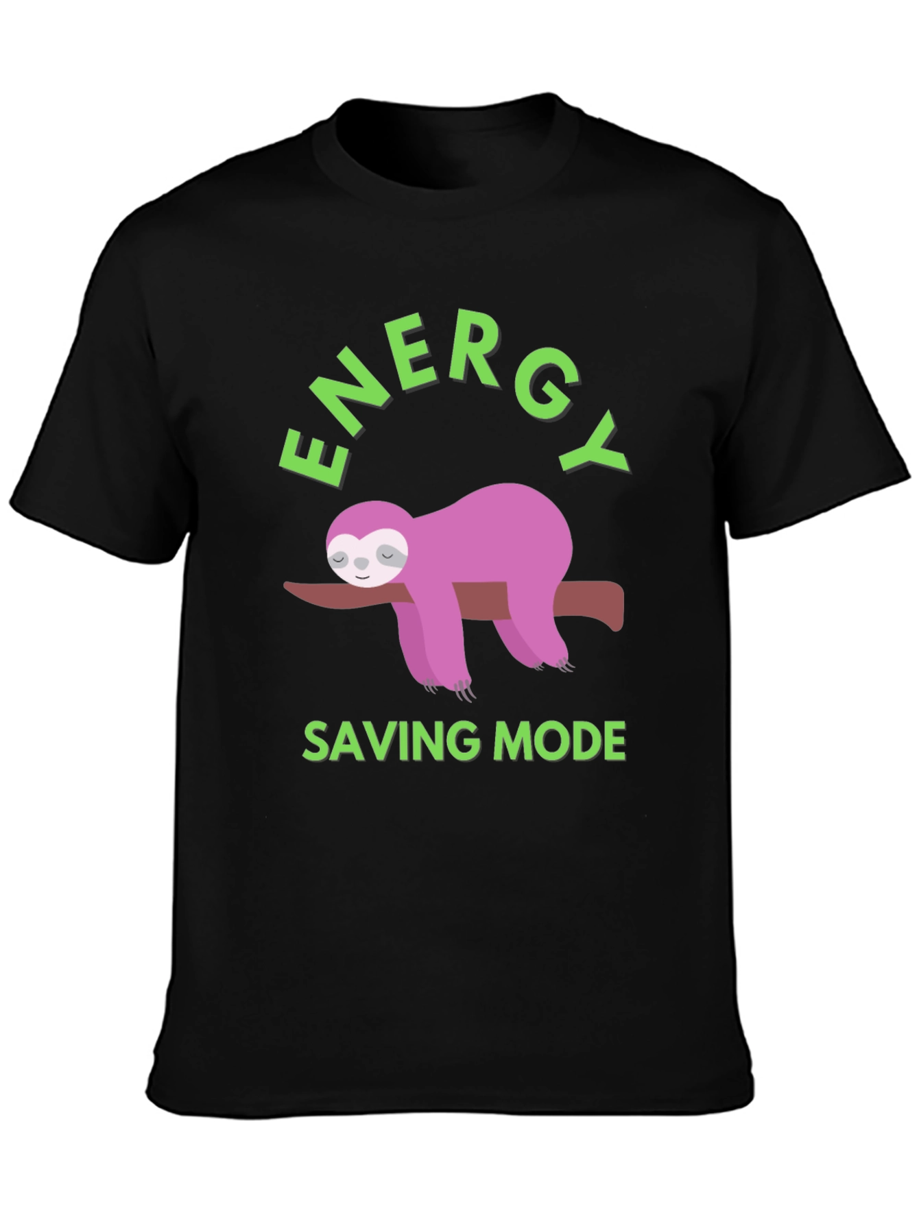 Energy Saving Mode Sloth Graphic Tee