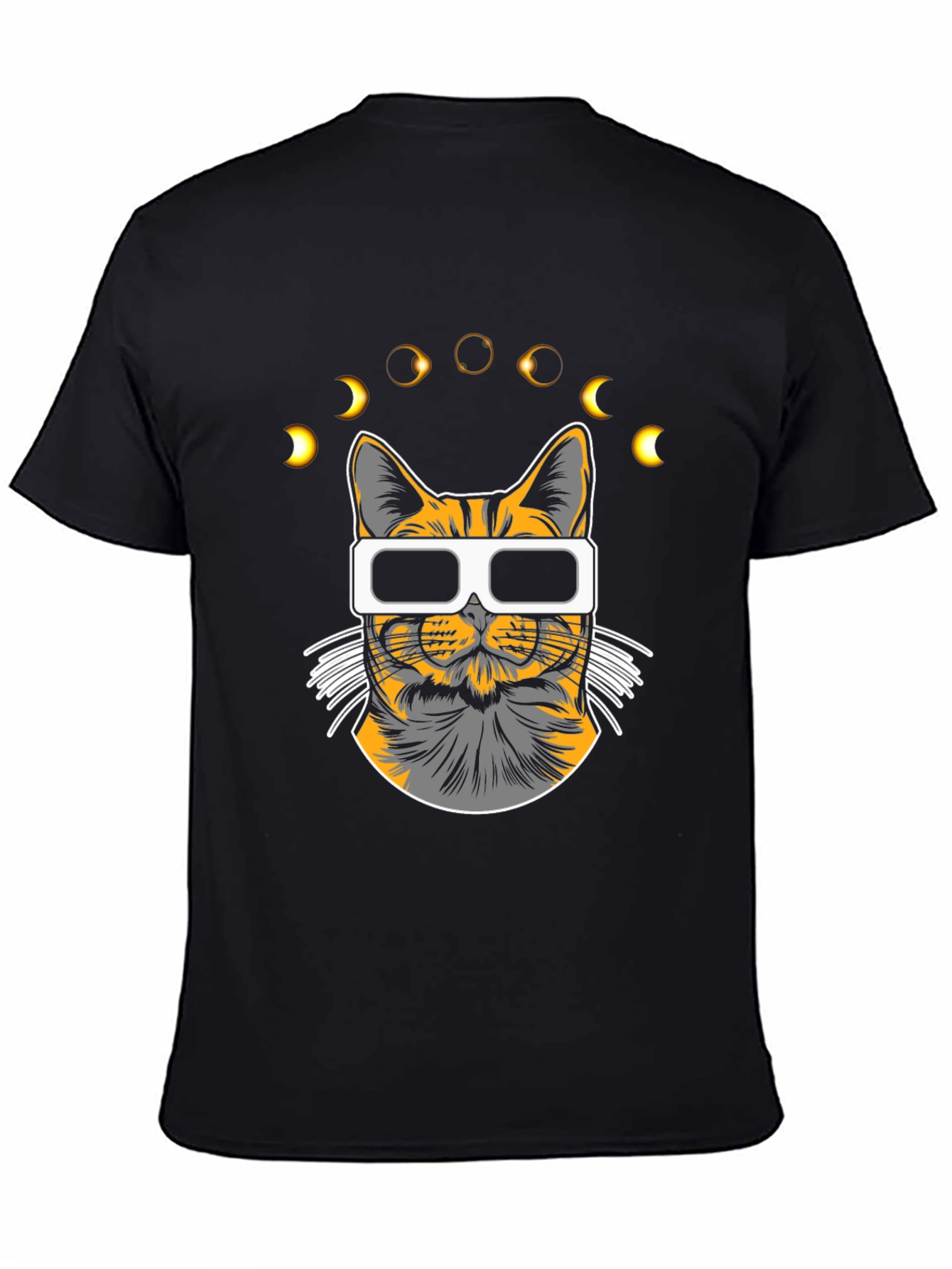 Eclipse Cat T-Shirt - Unique Graphic Tee