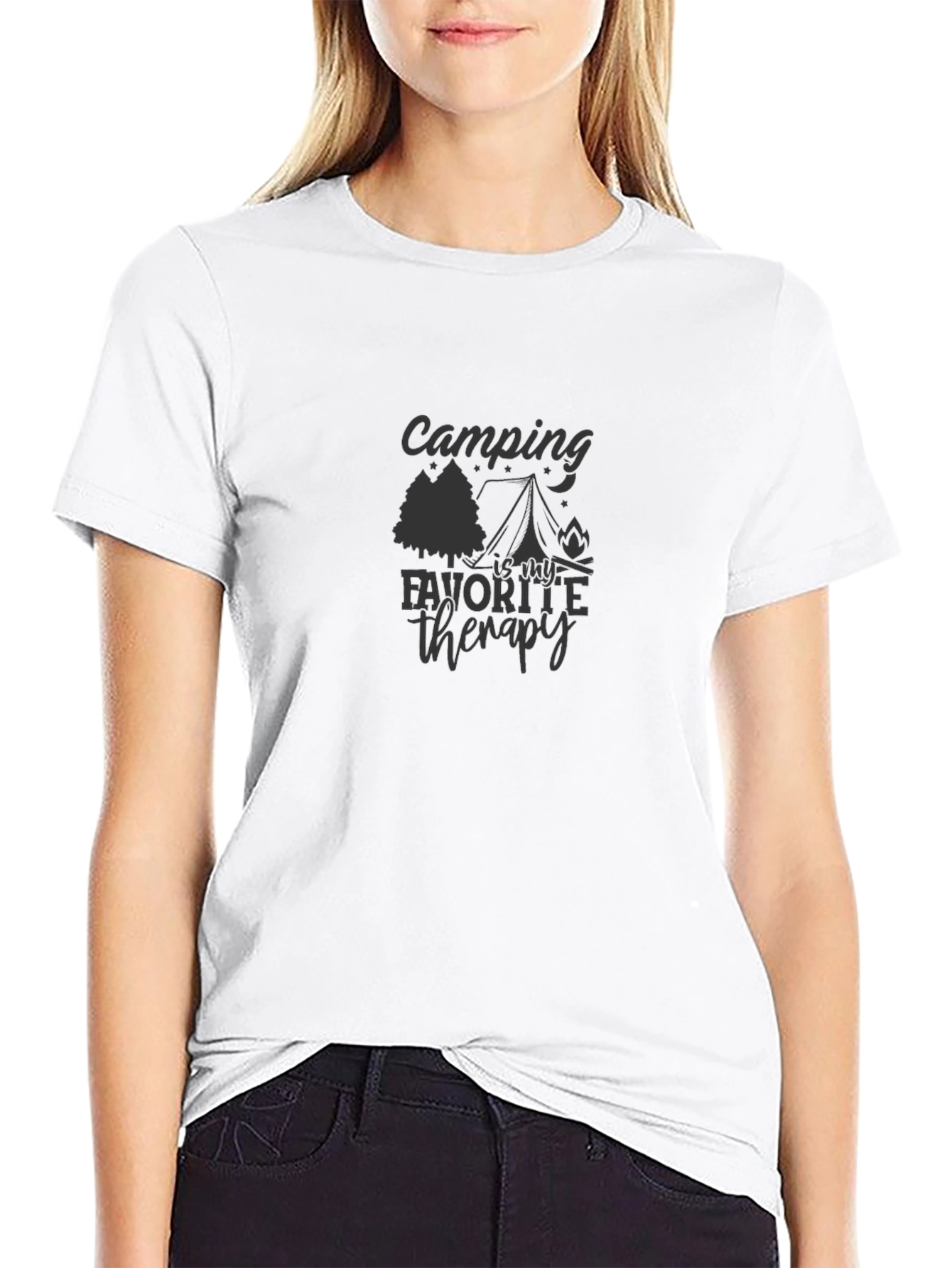 Camping Is My Favorite Therapy T-Shirt