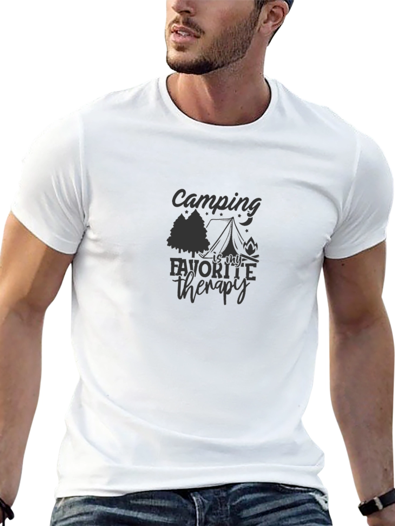 Camping Is My Favorite Therapy T-Shirt