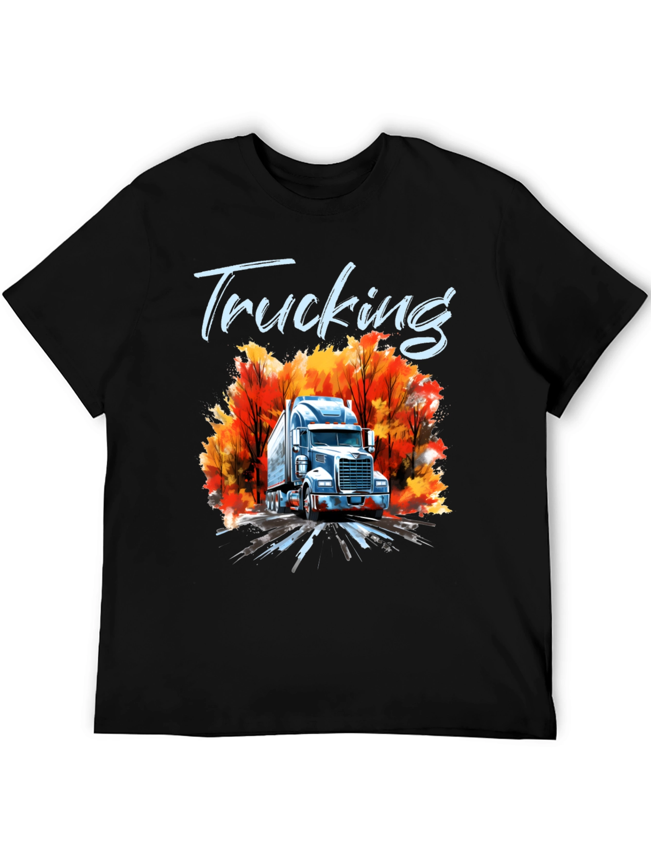 Trucking Fall T-Shirt | Unique Design