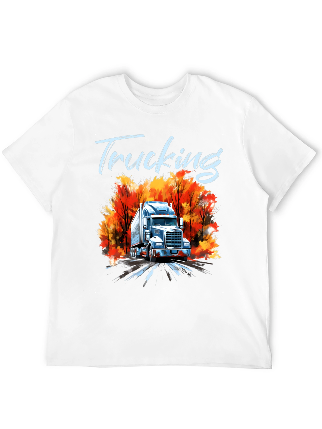 Trucking Fall T-Shirt | Unique Design