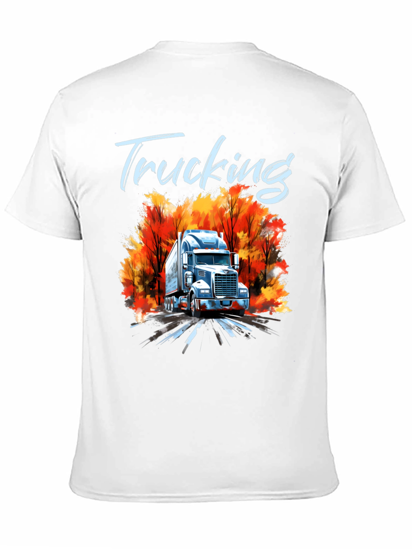 Trucking Fall T-Shirt | Unique Design