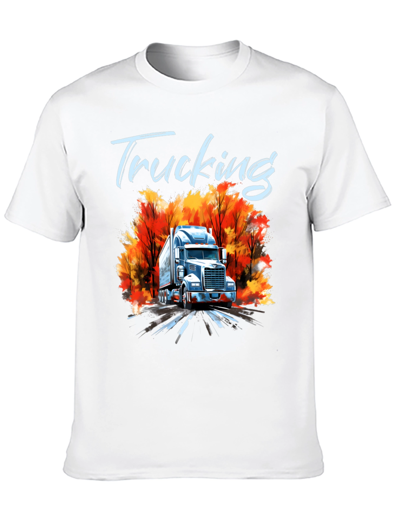 Trucking Fall T-Shirt | Unique Design