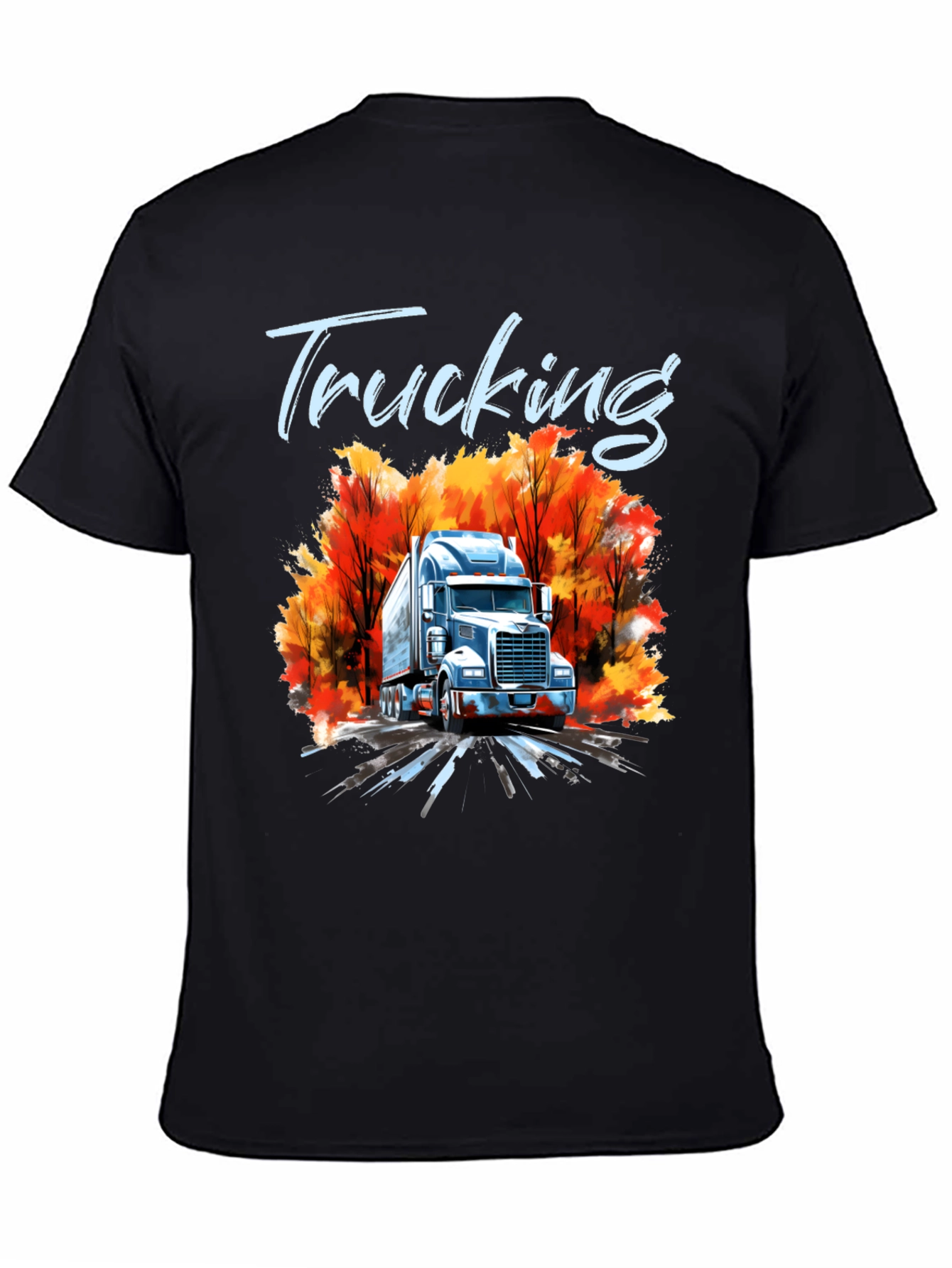 Trucking Fall T-Shirt | Unique Design