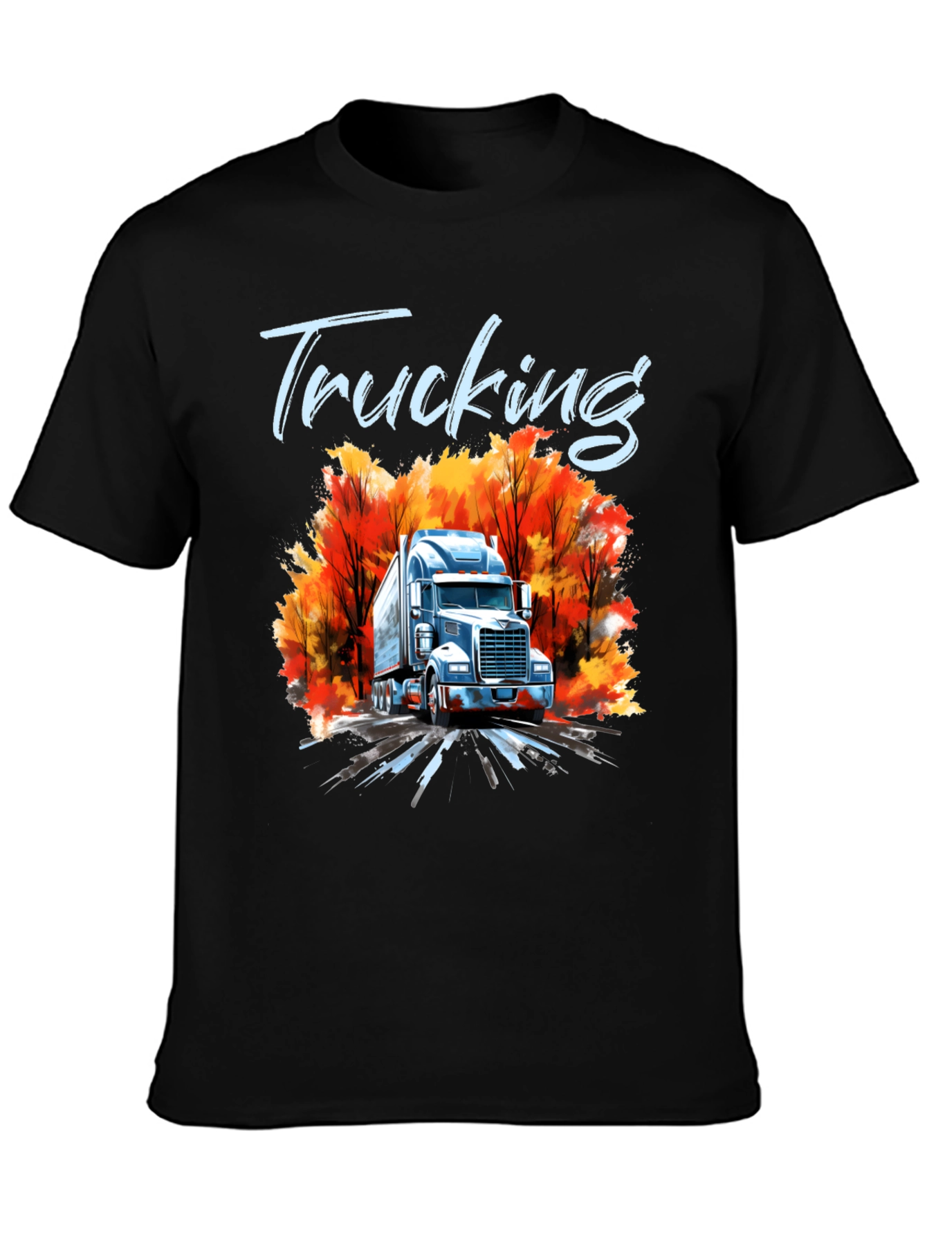 Trucking Fall T-Shirt | Unique Design