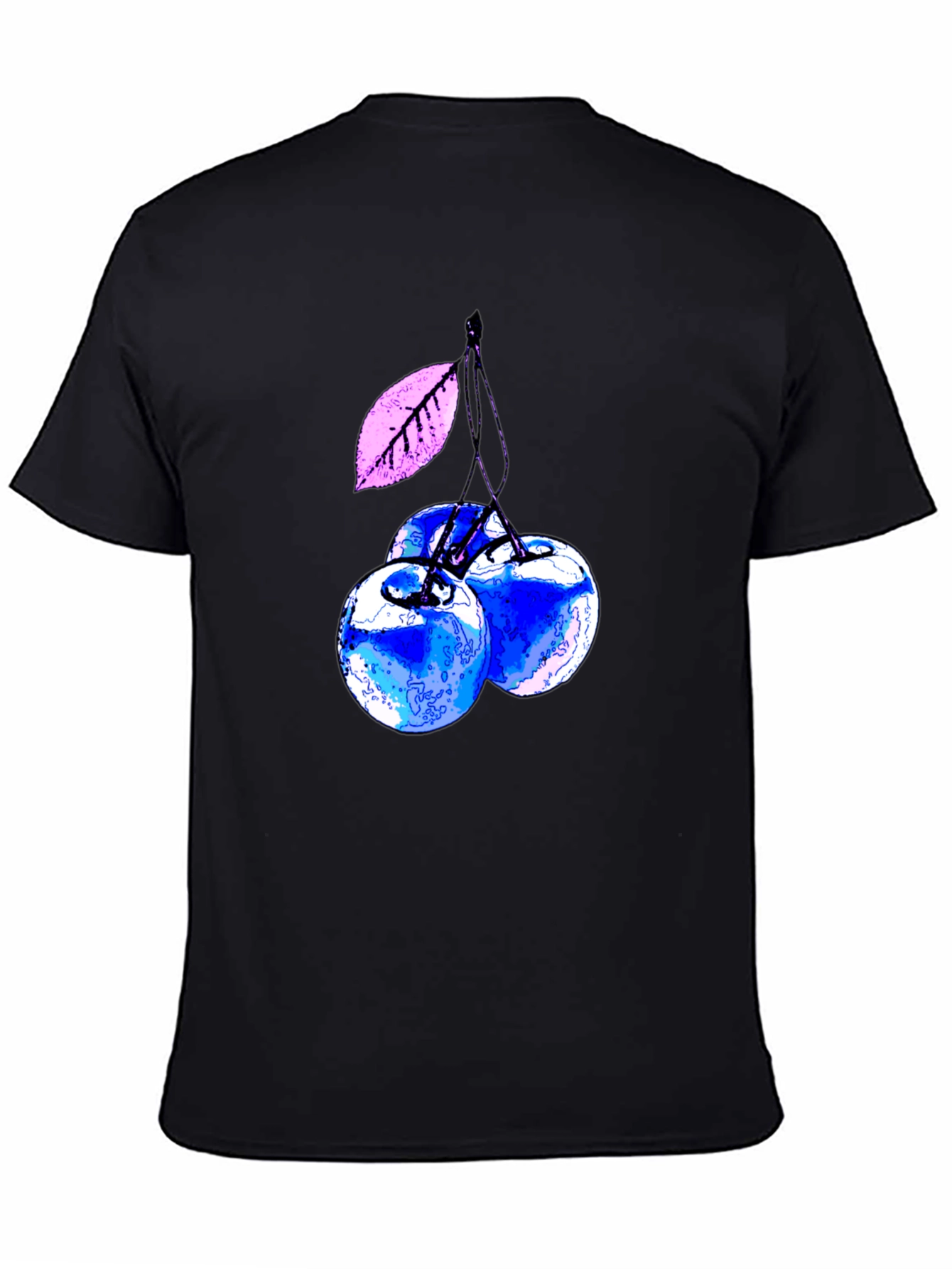 Blue Cherry Graphic Tee - Stylish & Unique!