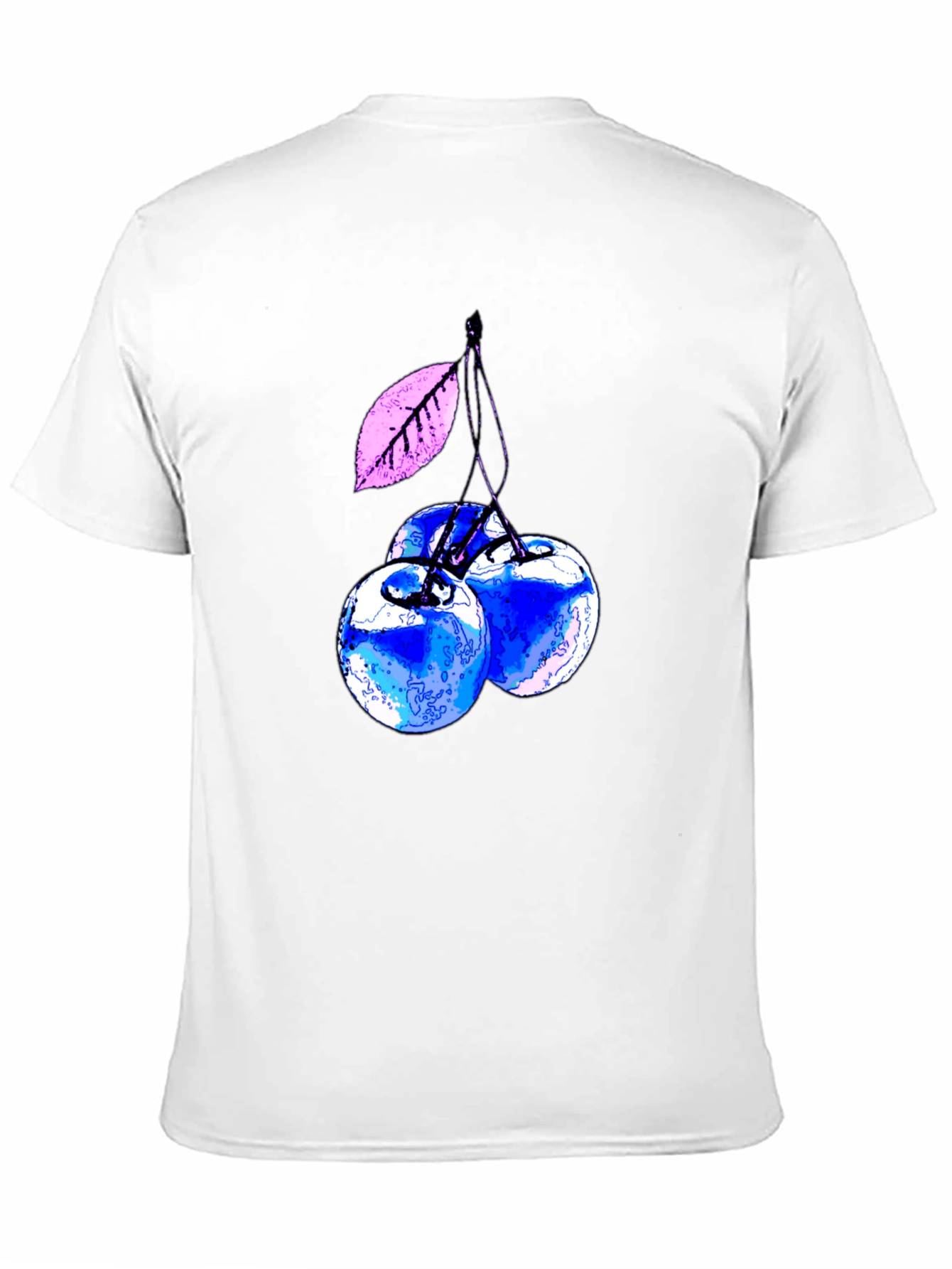 Blue Cherry Graphic Tee - Stylish & Unique!