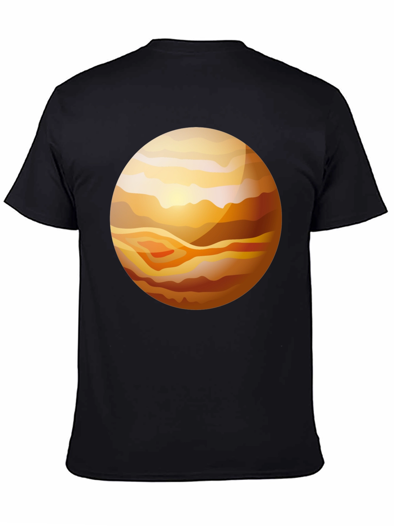 Planet Graphic T-Shirt - Stylish Black Tee