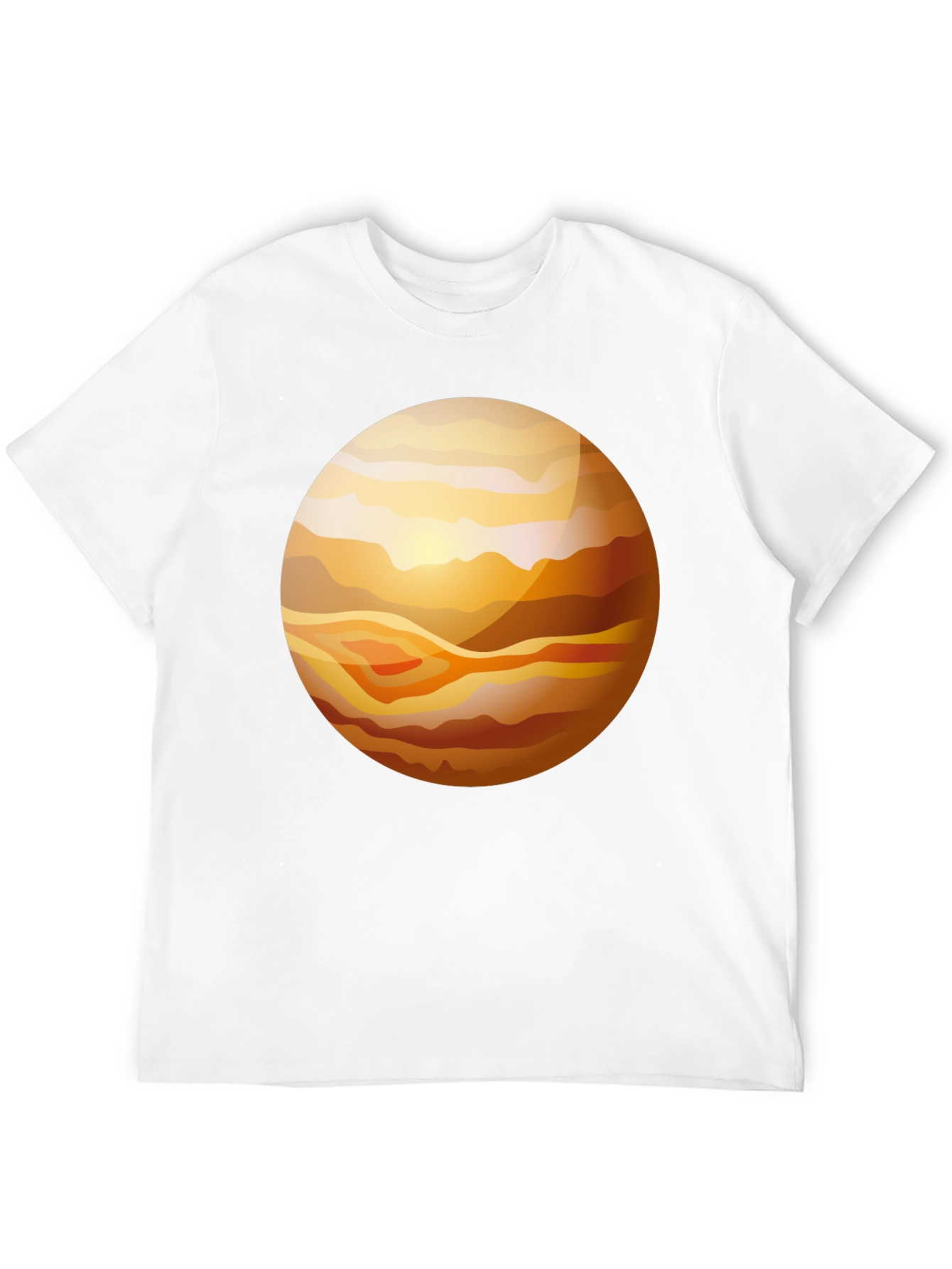 Planet Graphic T-Shirt - Stylish Black Tee
