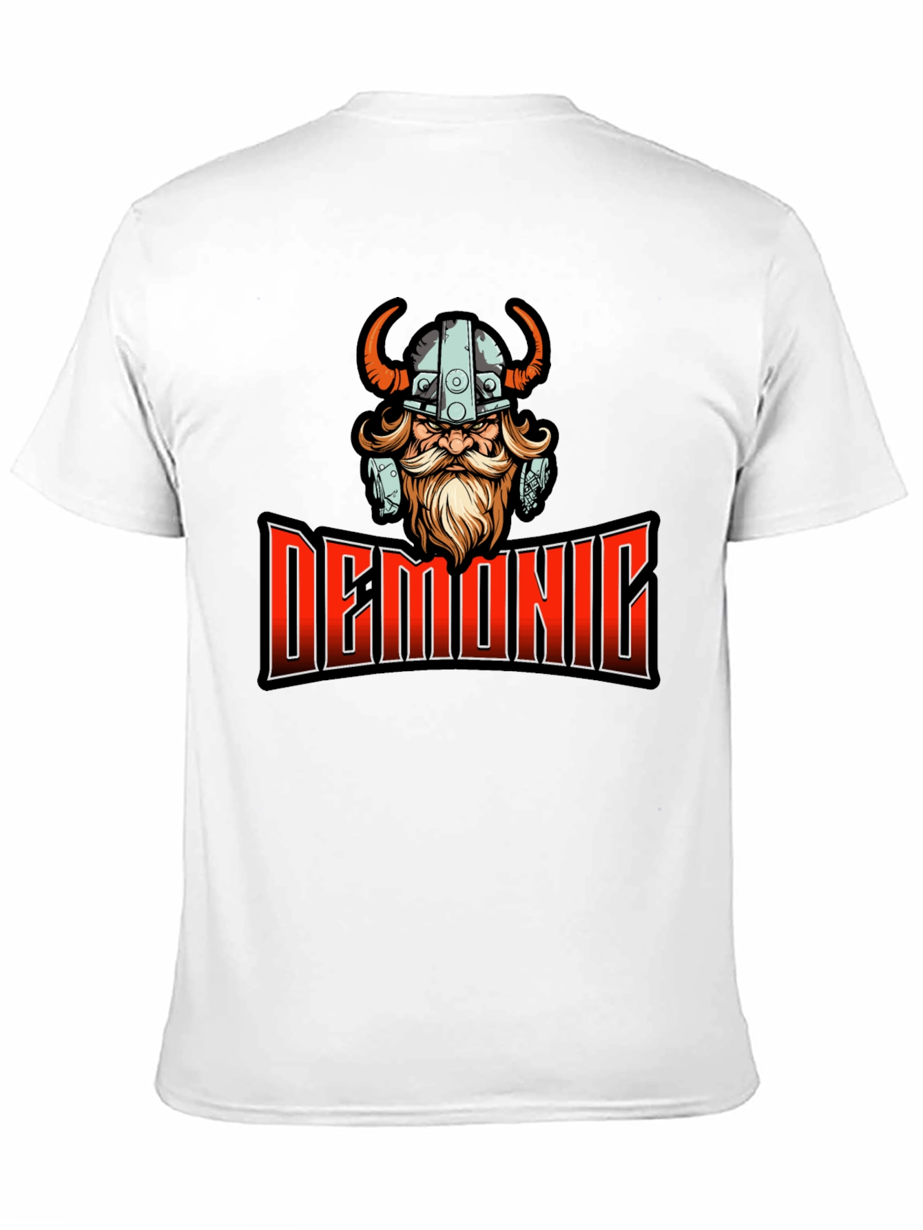 Demonic Viking Graphic T-Shirt