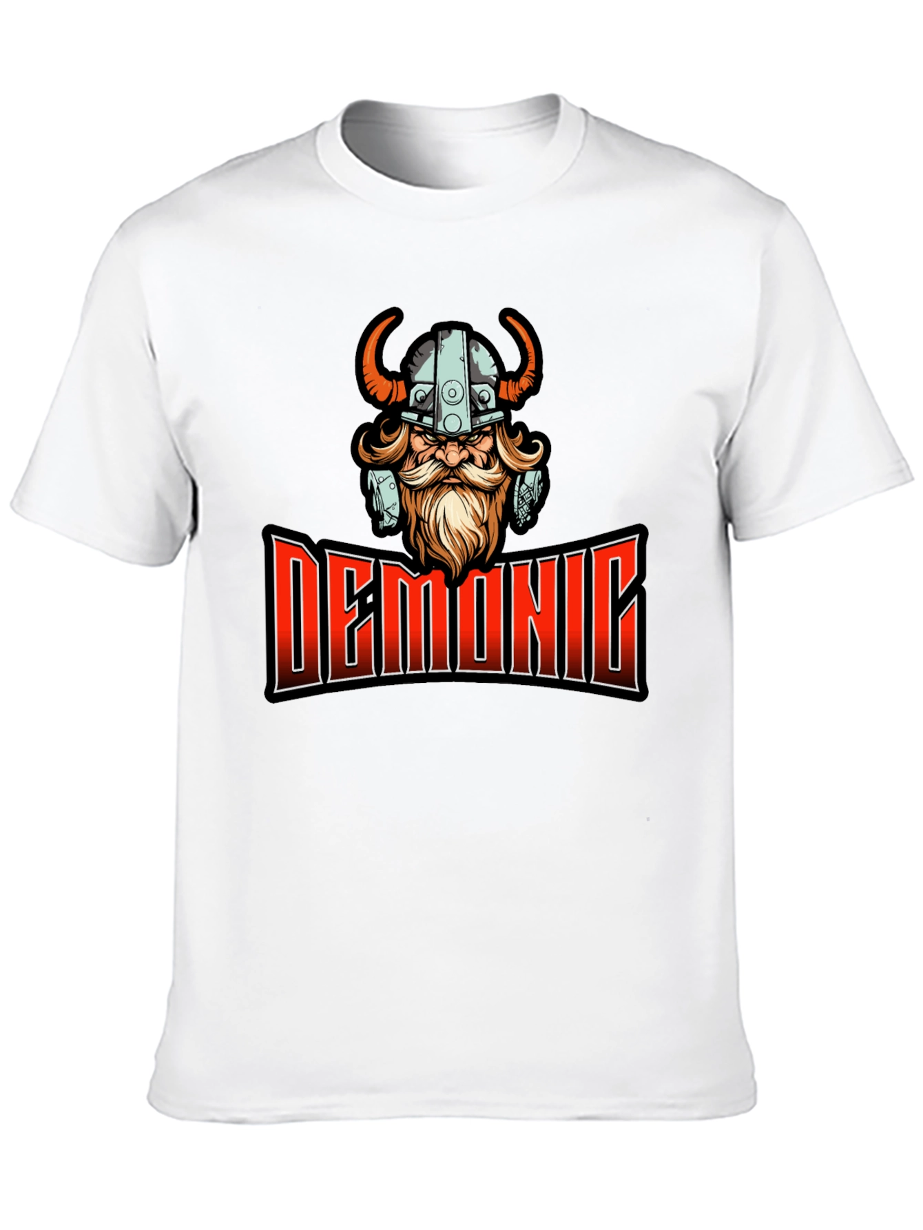 Demonic Viking Graphic T-Shirt