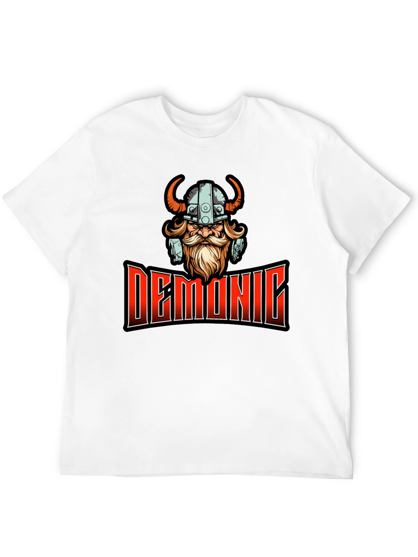 Demonic Viking Graphic T-Shirt