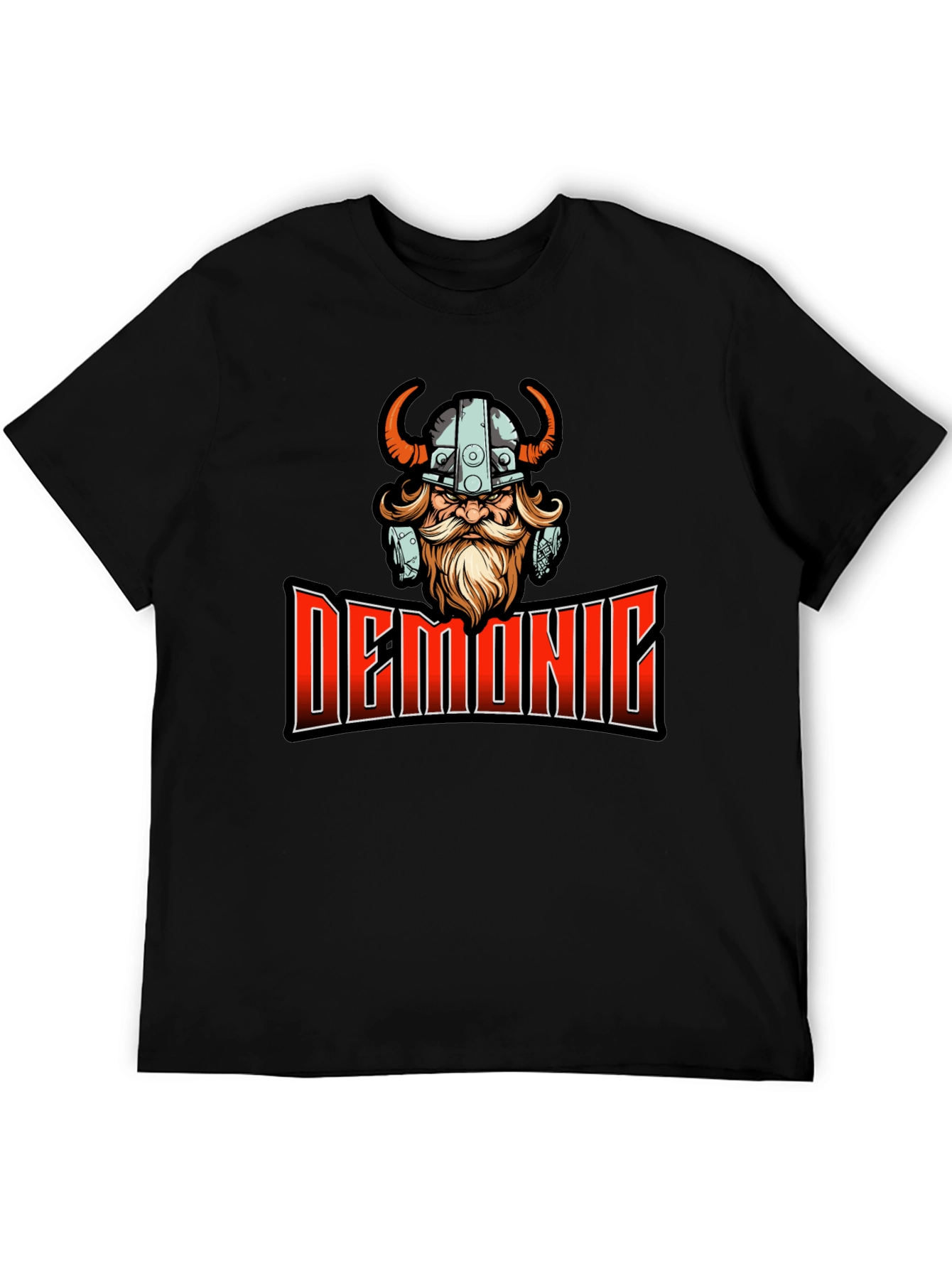 Demonic Viking Graphic T-Shirt