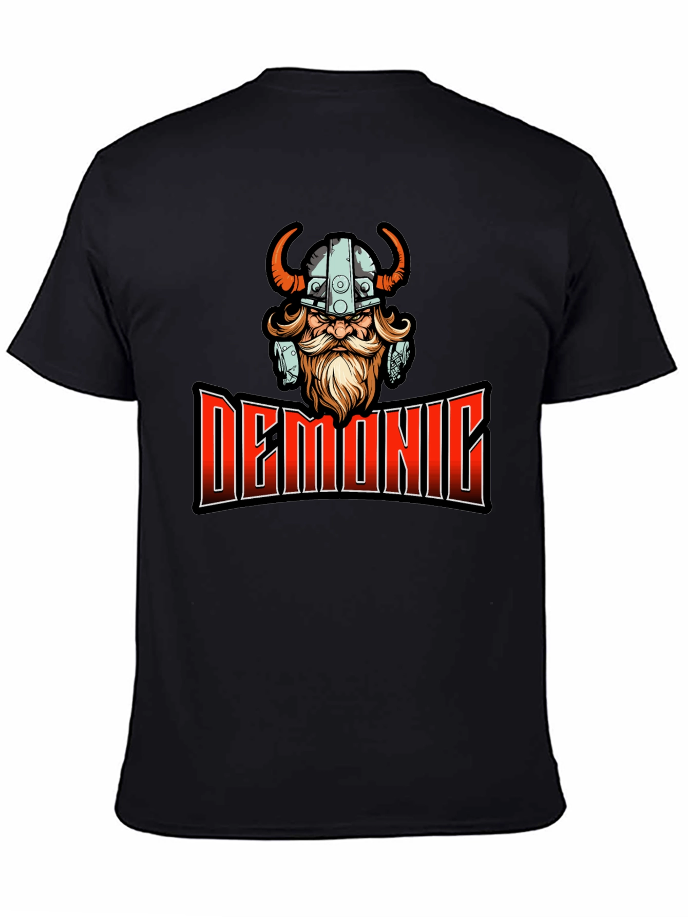 Demonic Viking Graphic T-Shirt
