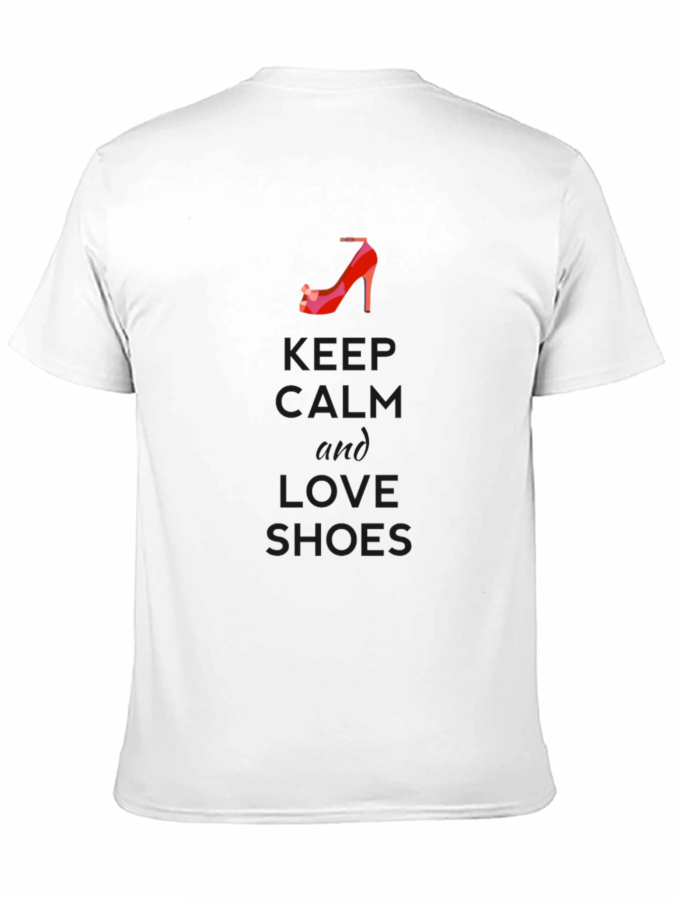 Keep Calm & Love Shoes Graphic Tee