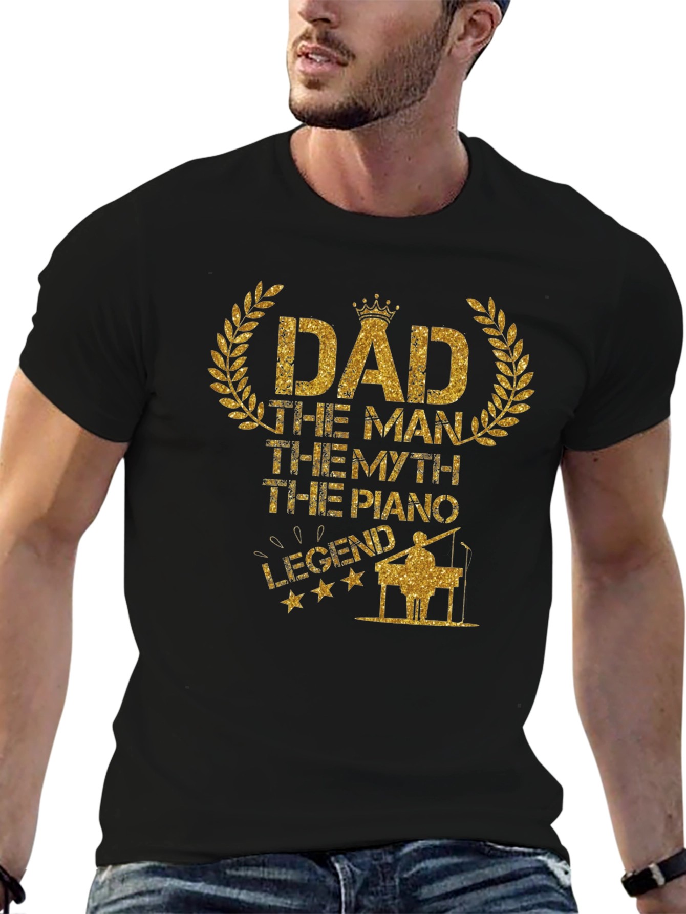 Dad Piano Legend T-Shirt - Musician Fathers Day Gift