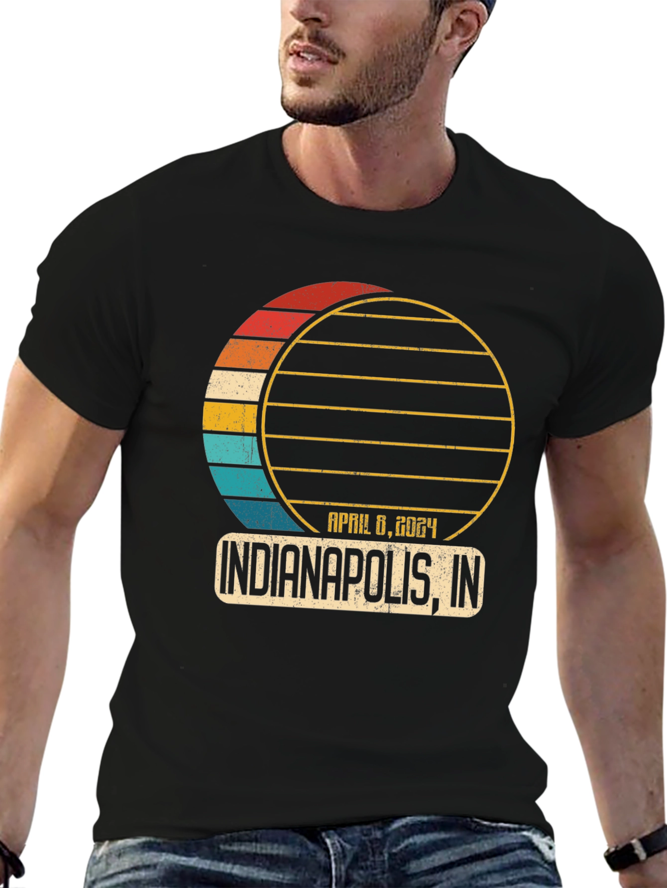 Indianapolis IN April 8 2024 Total Solar Eclipse T-Shirt