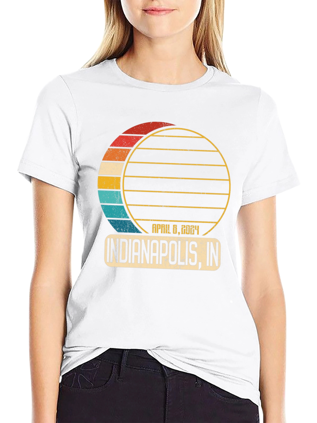 Indianapolis IN April 8 2024 Total Solar Eclipse T-Shirt