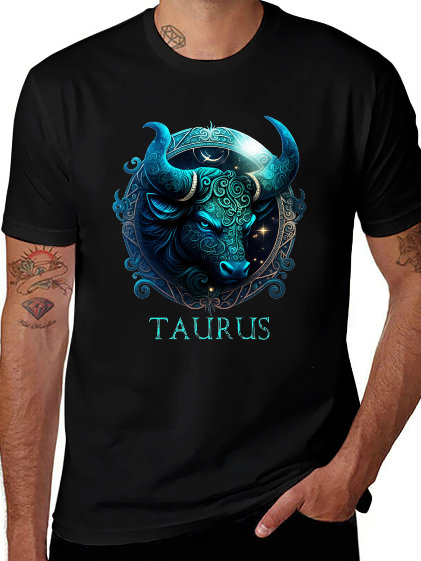 Taurus Zodiac Sign Graphic Tee