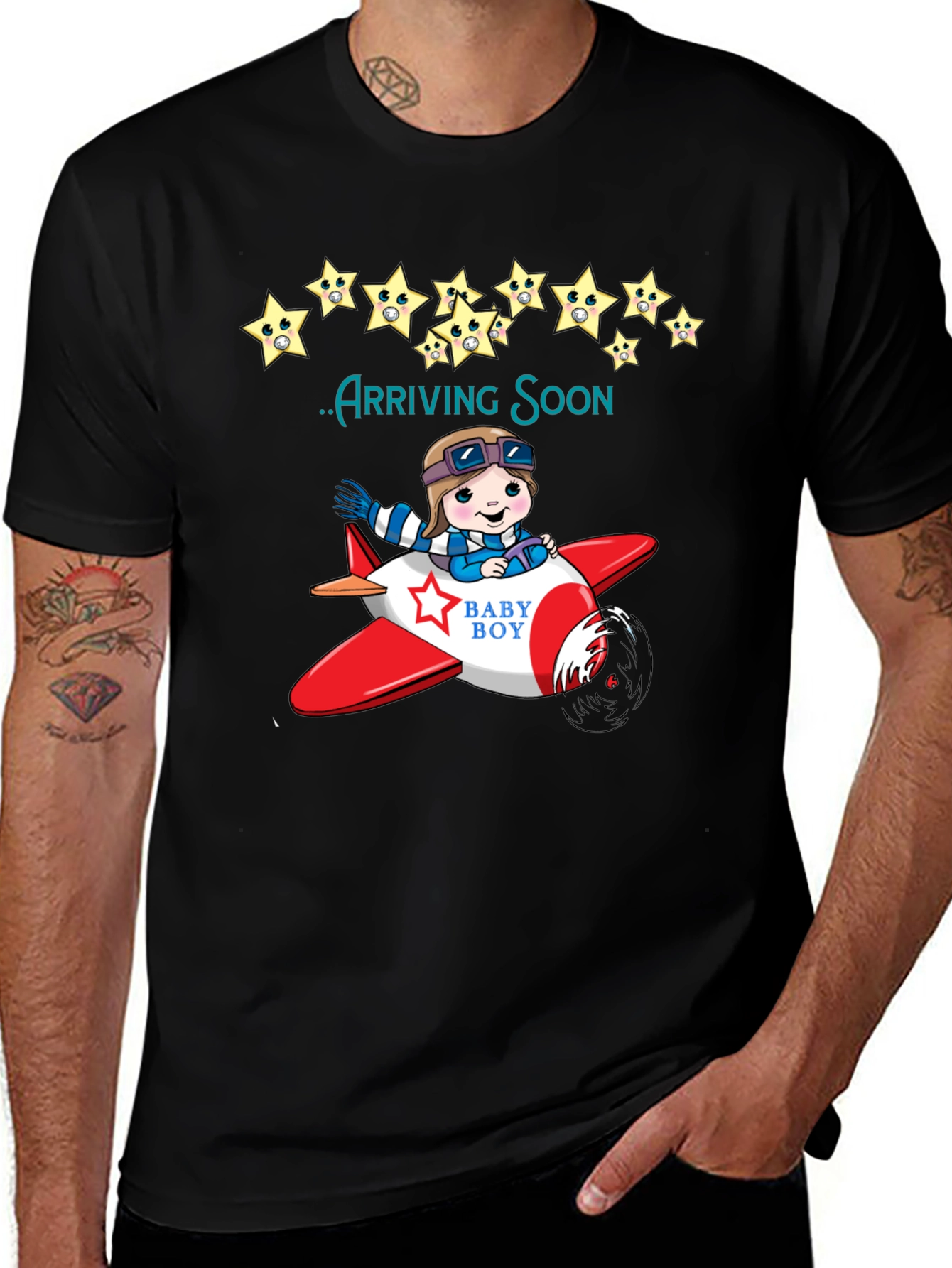 Baby Boy Arriving Soon T-Shirt