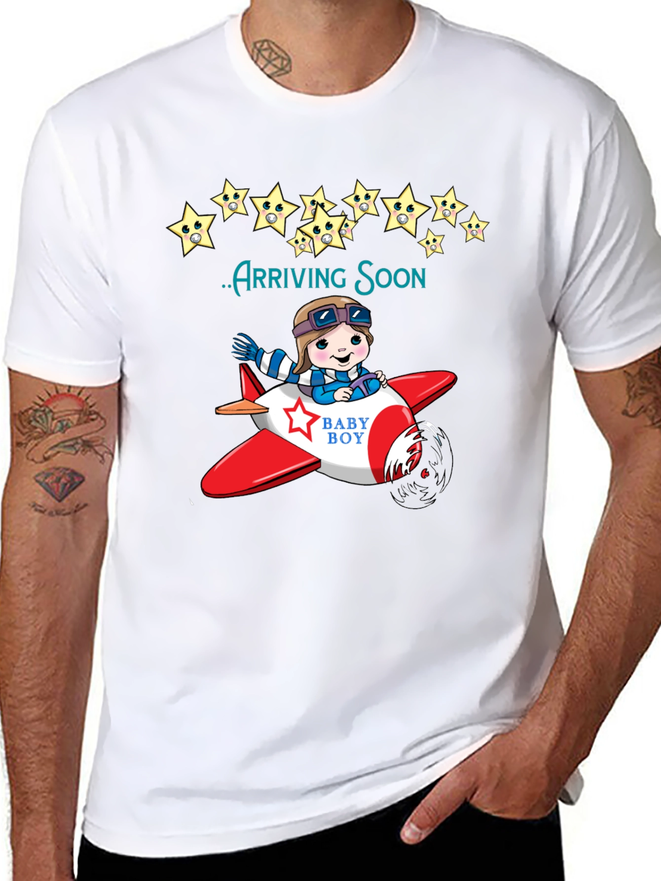Baby Boy Arriving Soon T-Shirt