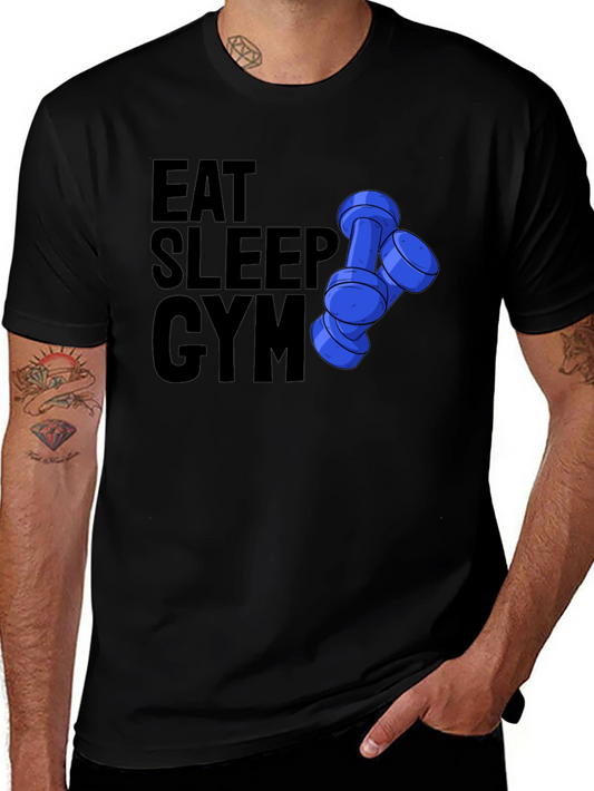 Eat Sleep Gym Graphic T-Shirt