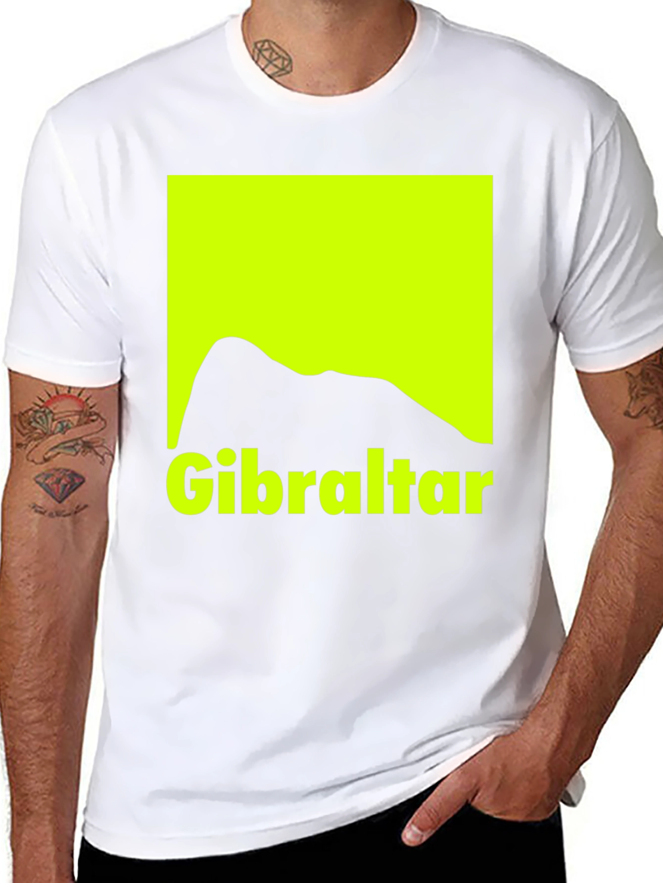 Gibraltar Rock T-Shirt - Cool Graphic Tee