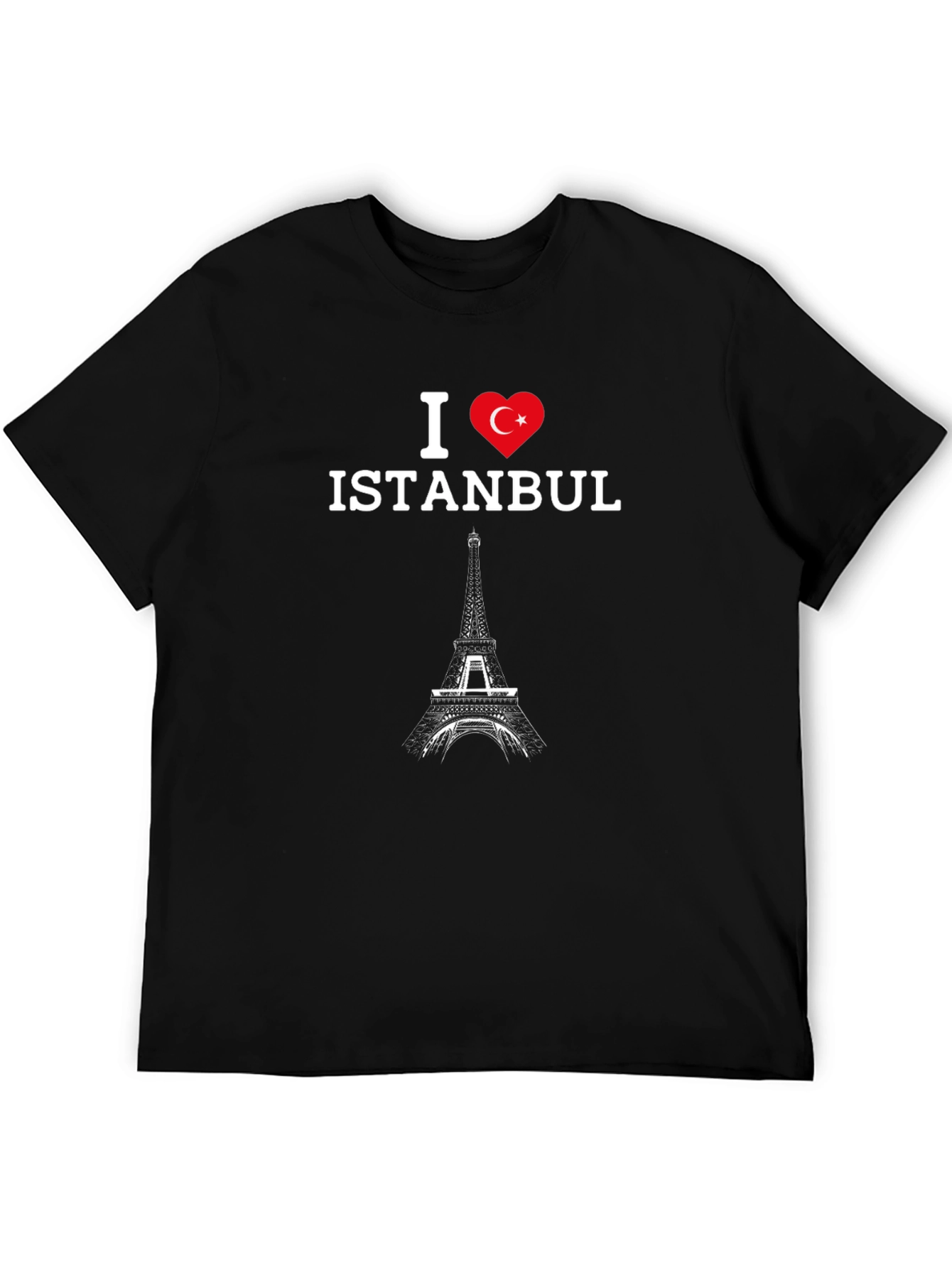 I Love Istanbul Black T-Shirt