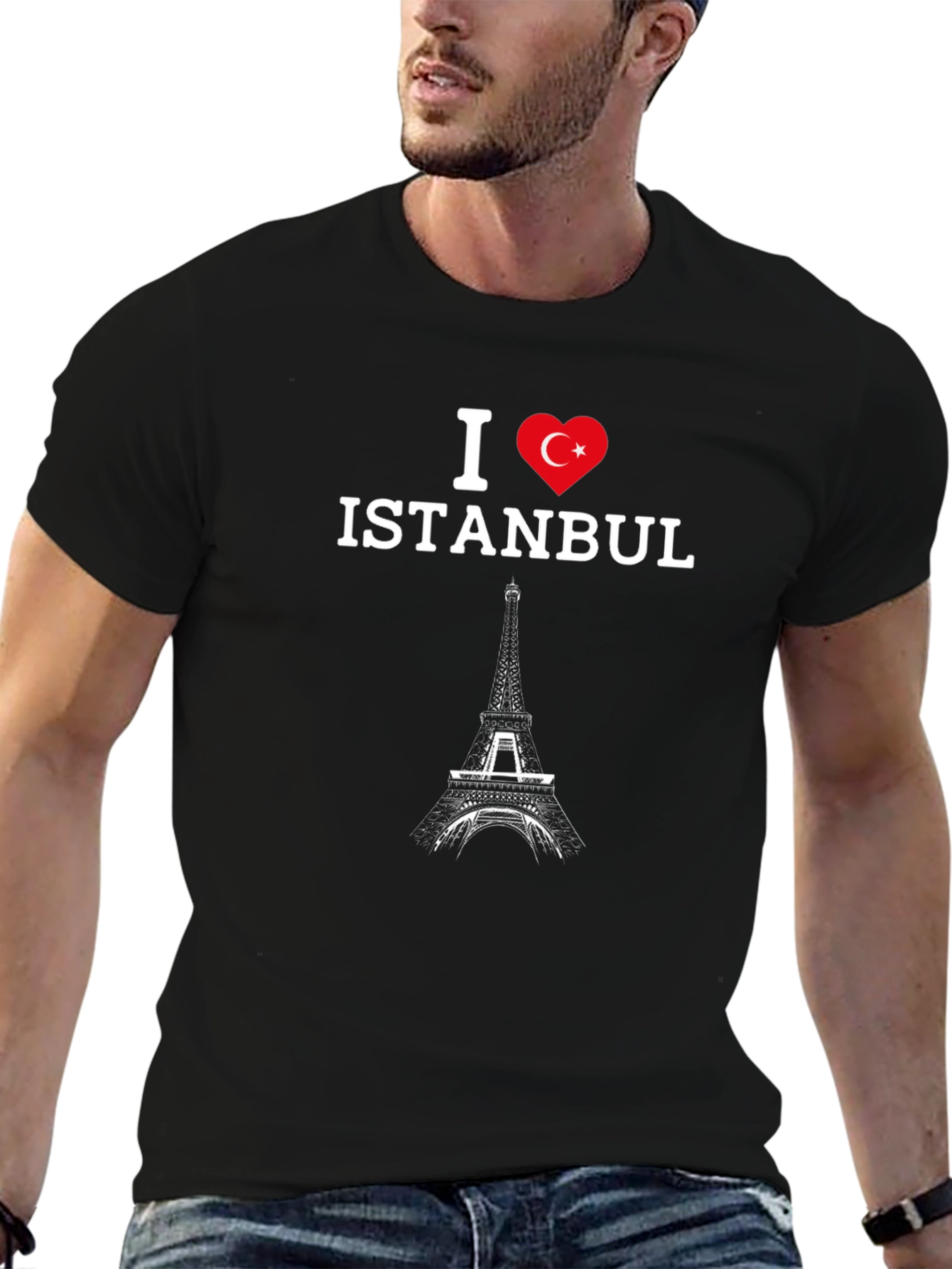 I Love Istanbul Black T-Shirt