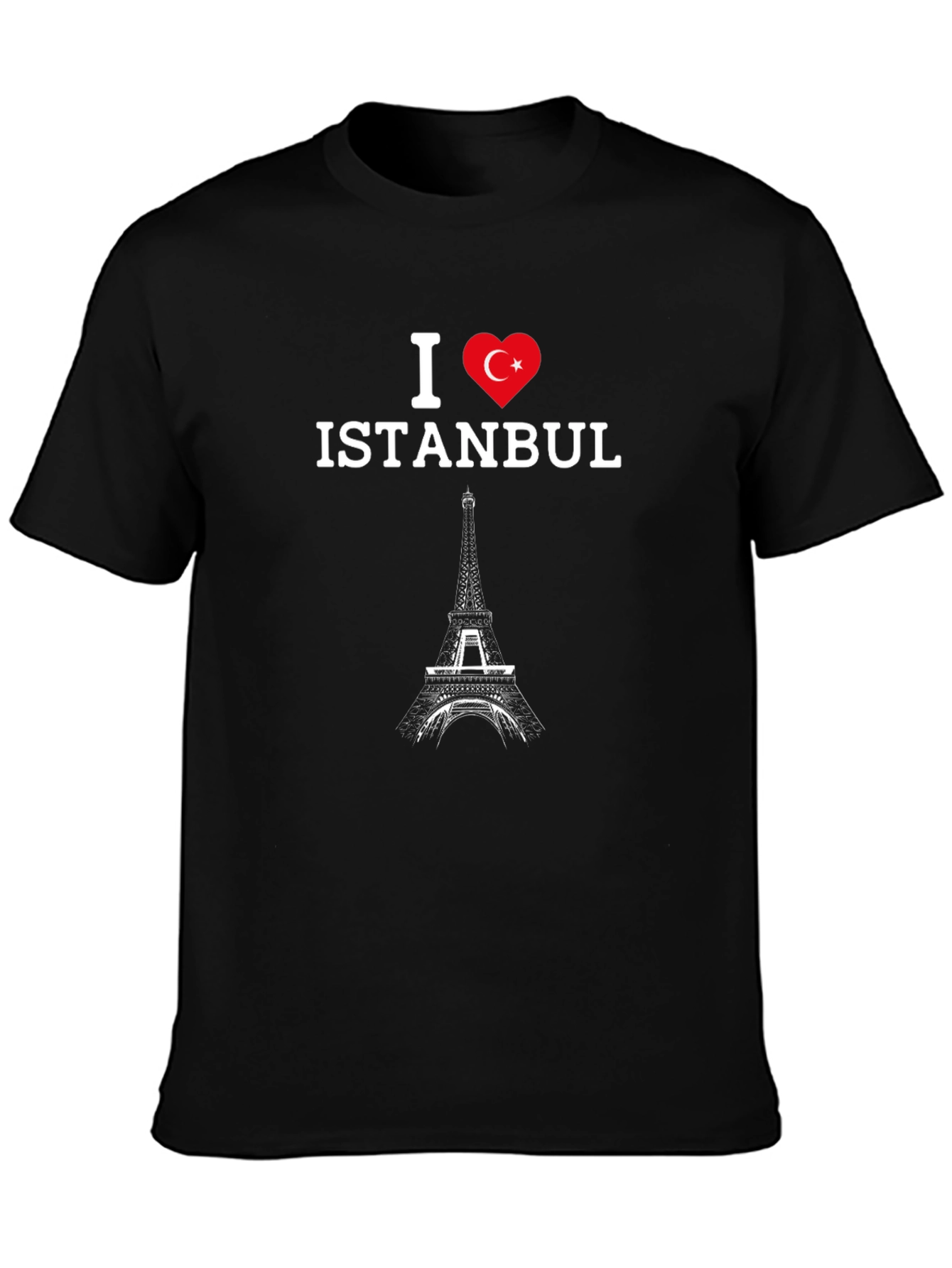 I Love Istanbul Black T-Shirt